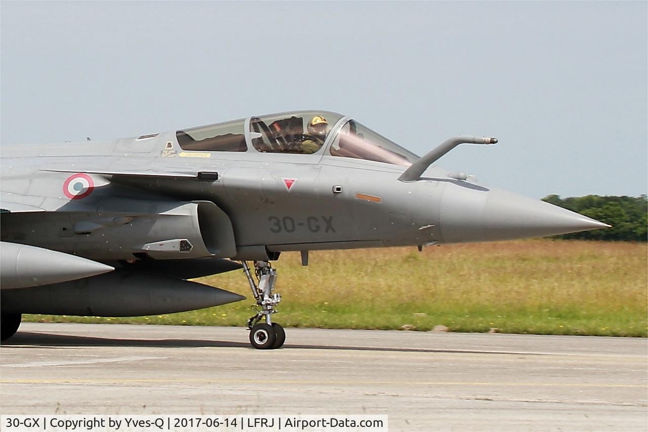 30-GX, 2014 Dassault Rafale C C/N 145, Dassault Rafale C, Taxiing to flight line, Landivisiau Naval Air Base (LFRJ) Tiger Meet 2017