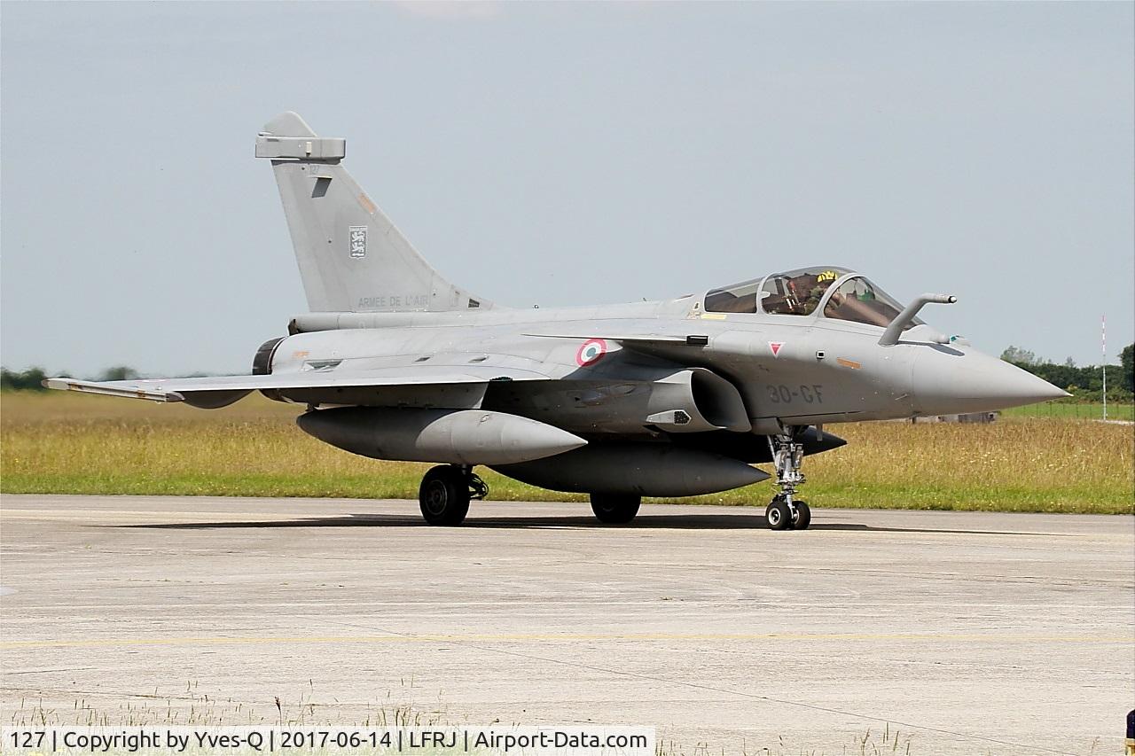 127, Dassault Rafale C C/N 127, Dassault Rafale C, Taxiing to flight line, Landivisiau Naval Air Base (LFRJ) Tiger Meet 2017