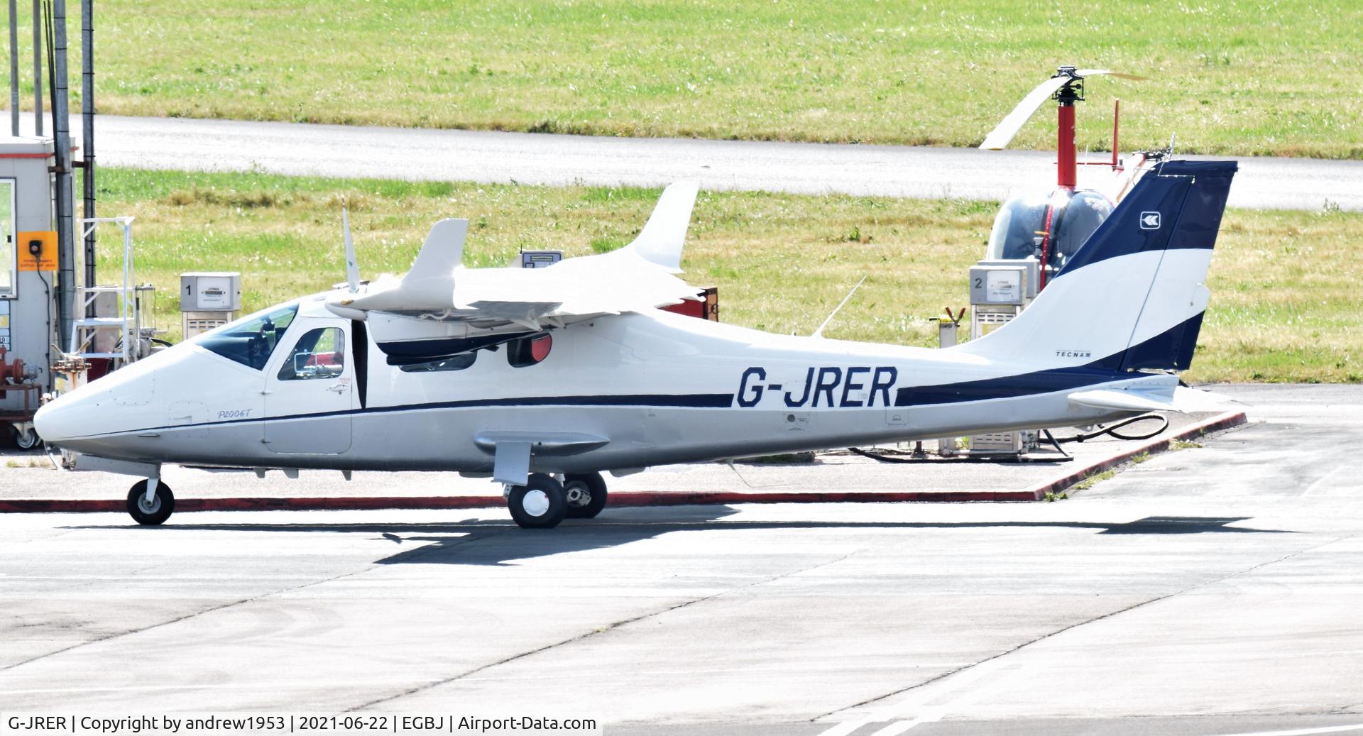 G-JRER, 2017 Tecnam P-2006T C/N 194, G-JRER at Gloucestershire Airport.