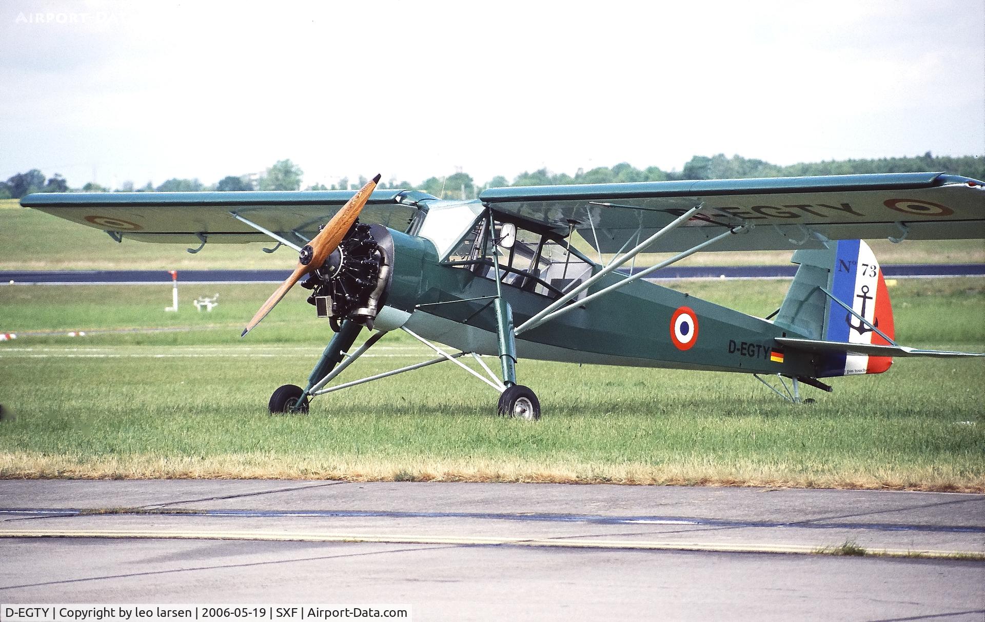 D-EGTY, 1946 Morane-Saulnier MS-505 Criquet C/N 73, Berlin ILA 19.5.2006