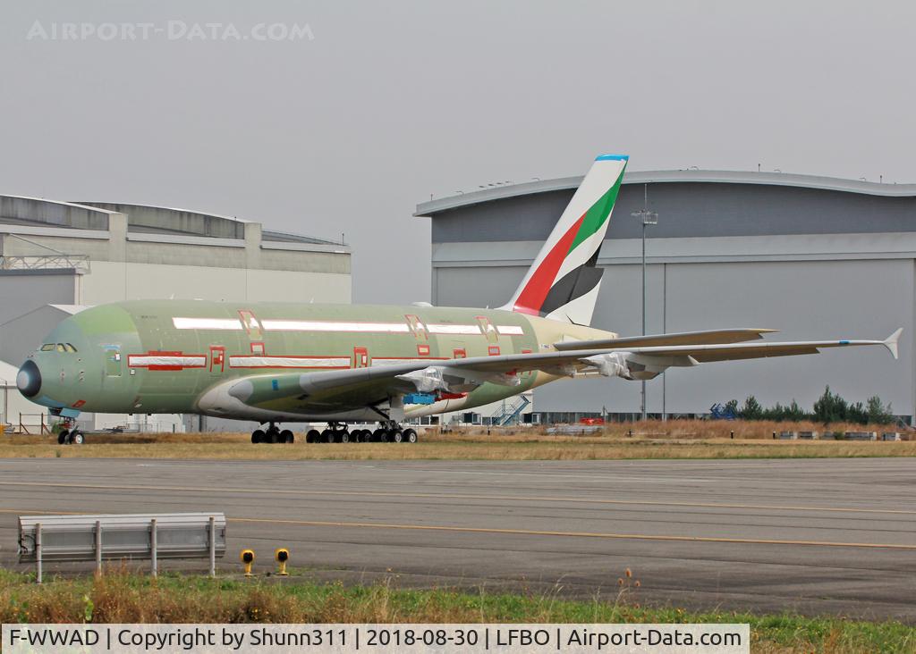 F-WWAD, 2018 Airbus A380-842 C/N 256, C/n 0256 - For Emirates as A6-EVG