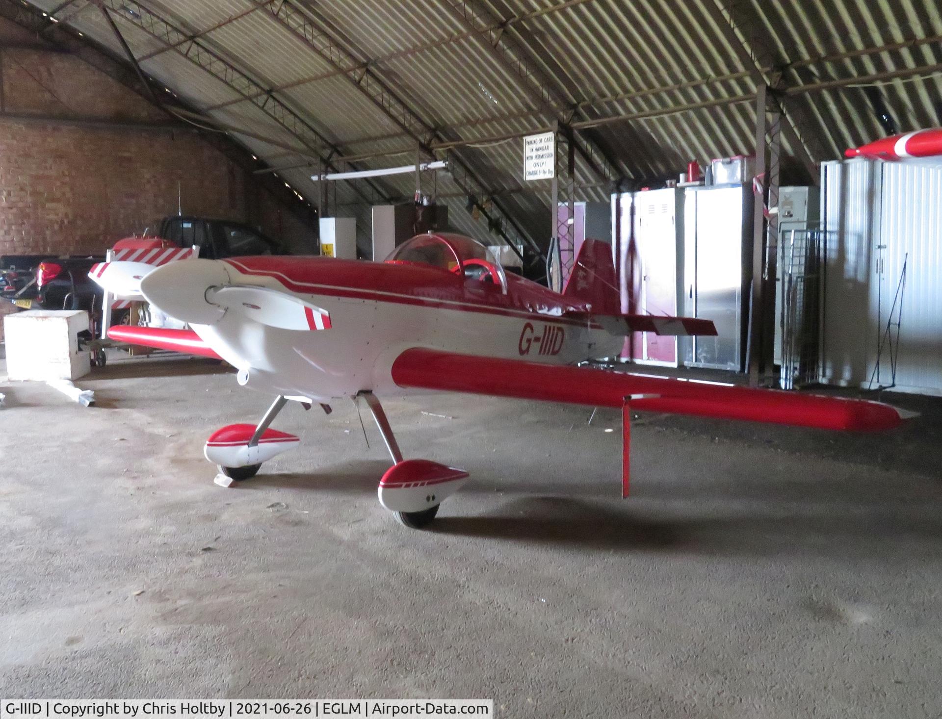G-IIID, 2005 Rihn DR-107 One Design C/N PFA 264-12766, Immaculate Rihn One Design in the hangar at White Waltham, Berkshire