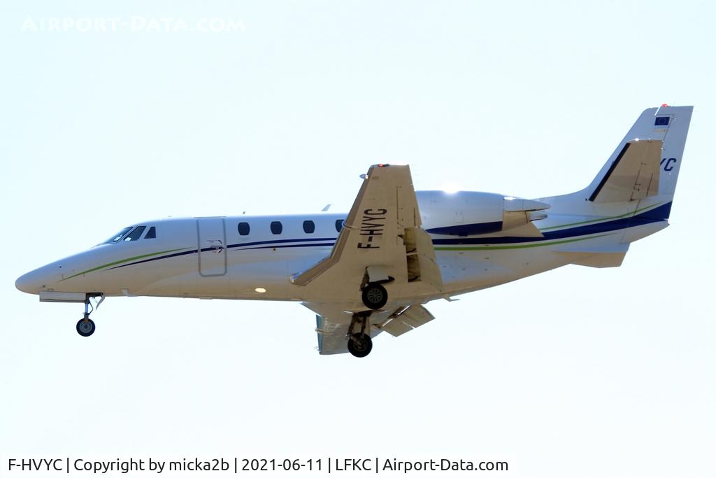 F-HVYC, 2018 Cessna 560XLS Citation Excel+ C/N 560-6254, Landing