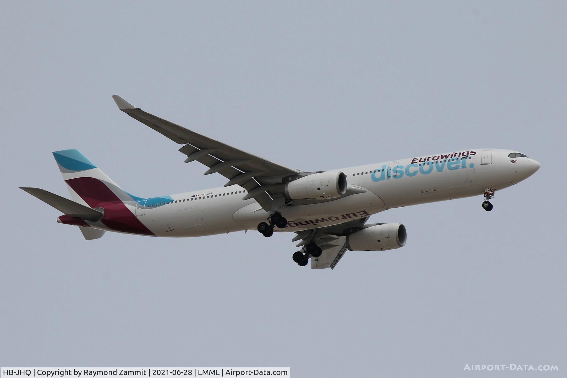HB-JHQ, 2010 Airbus A330-343X C/N 1193, A330 HB-JHQ Eurowings