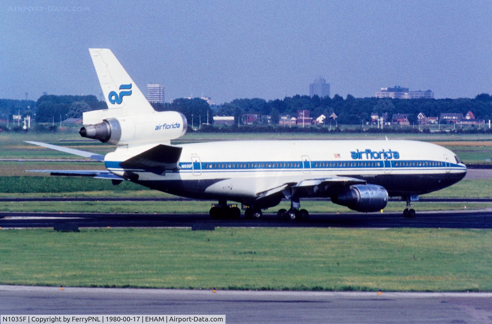 N1035F, 1978 McDonnell Douglas MD-10-30F C/N 46992, Air Florida DC10-30