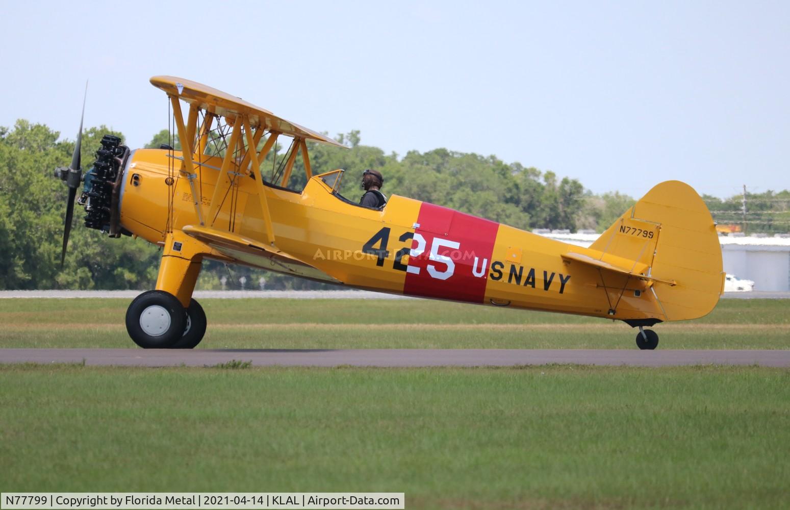 N77799, 1943 Boeing E75 C/N 75-8214, Sun N Fun 2021