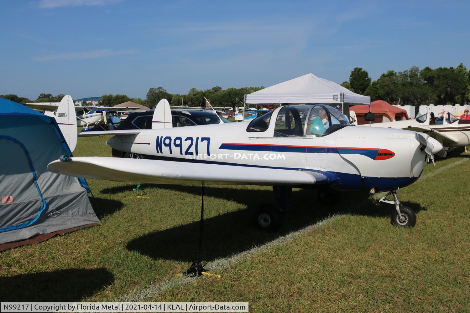 N99217, 1946 Erco 415C Ercoupe C/N 1840, Sun N Fun 2021