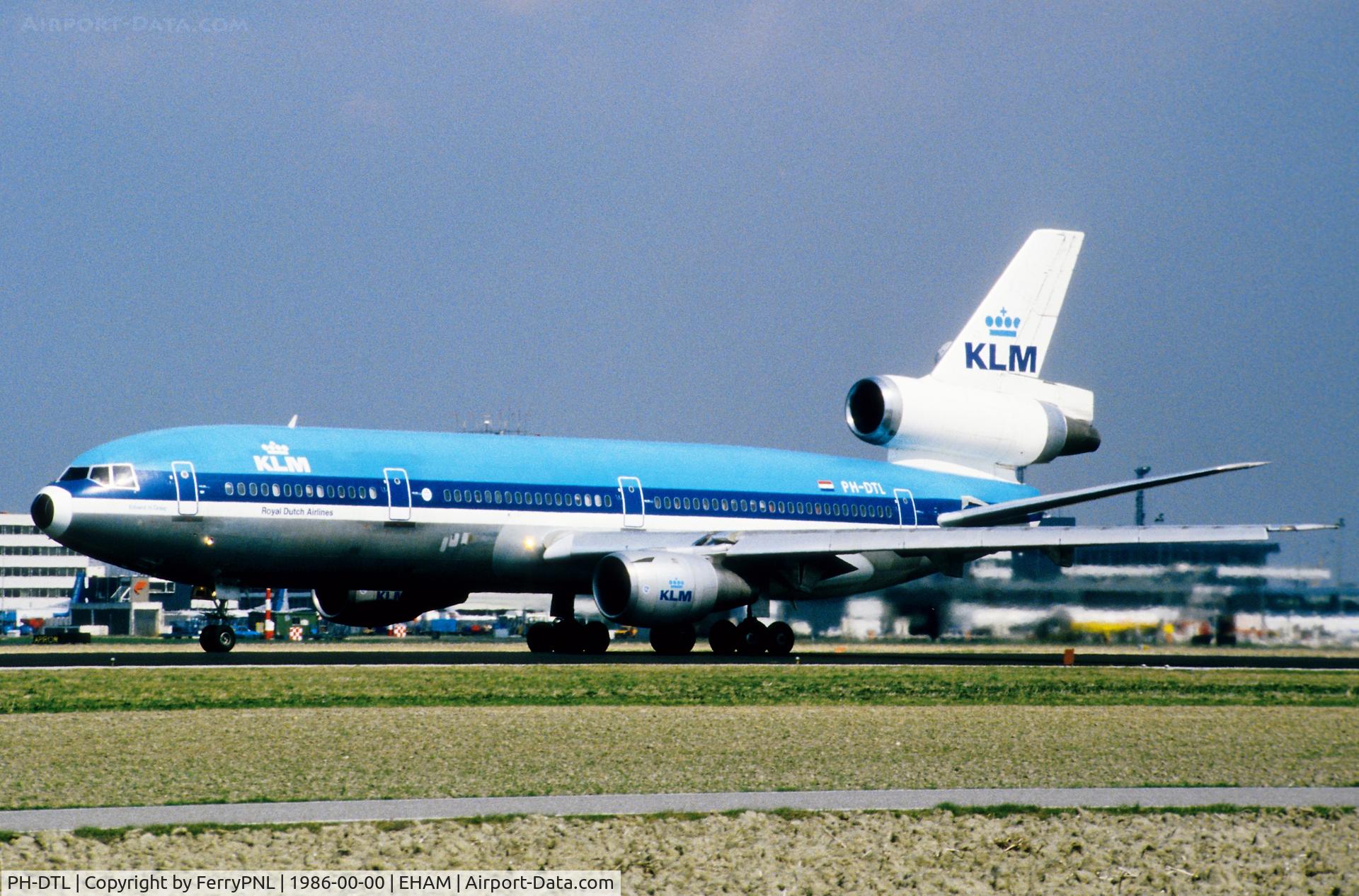 PH-DTL, 1975 McDonnell Douglas DC-10-30 C/N 46952, Departure of KLM DC-10-30