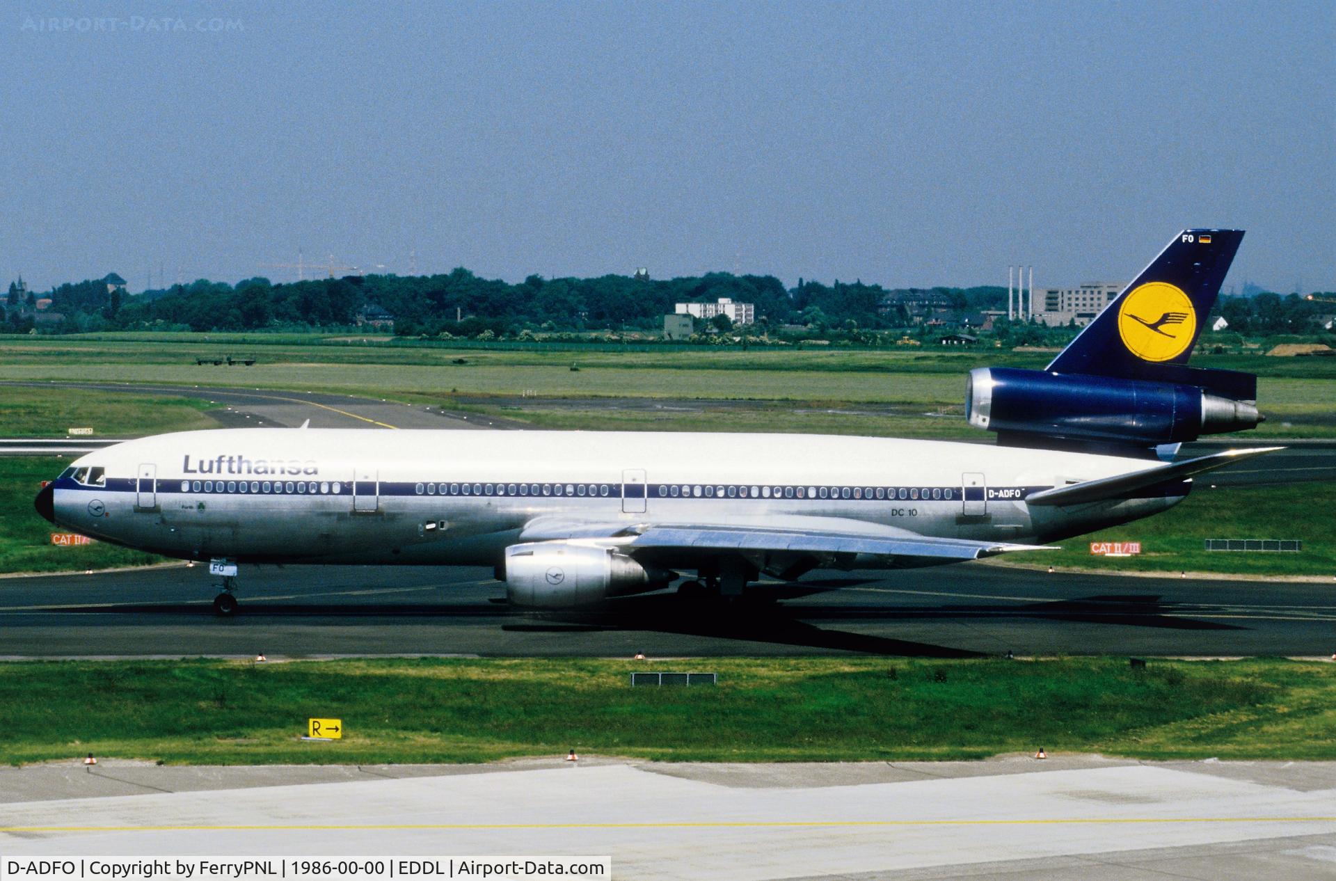D-ADFO, 1974 McDonnell Douglas DC-10-30F C/N 47925, LH DC-10-30 taxiing
