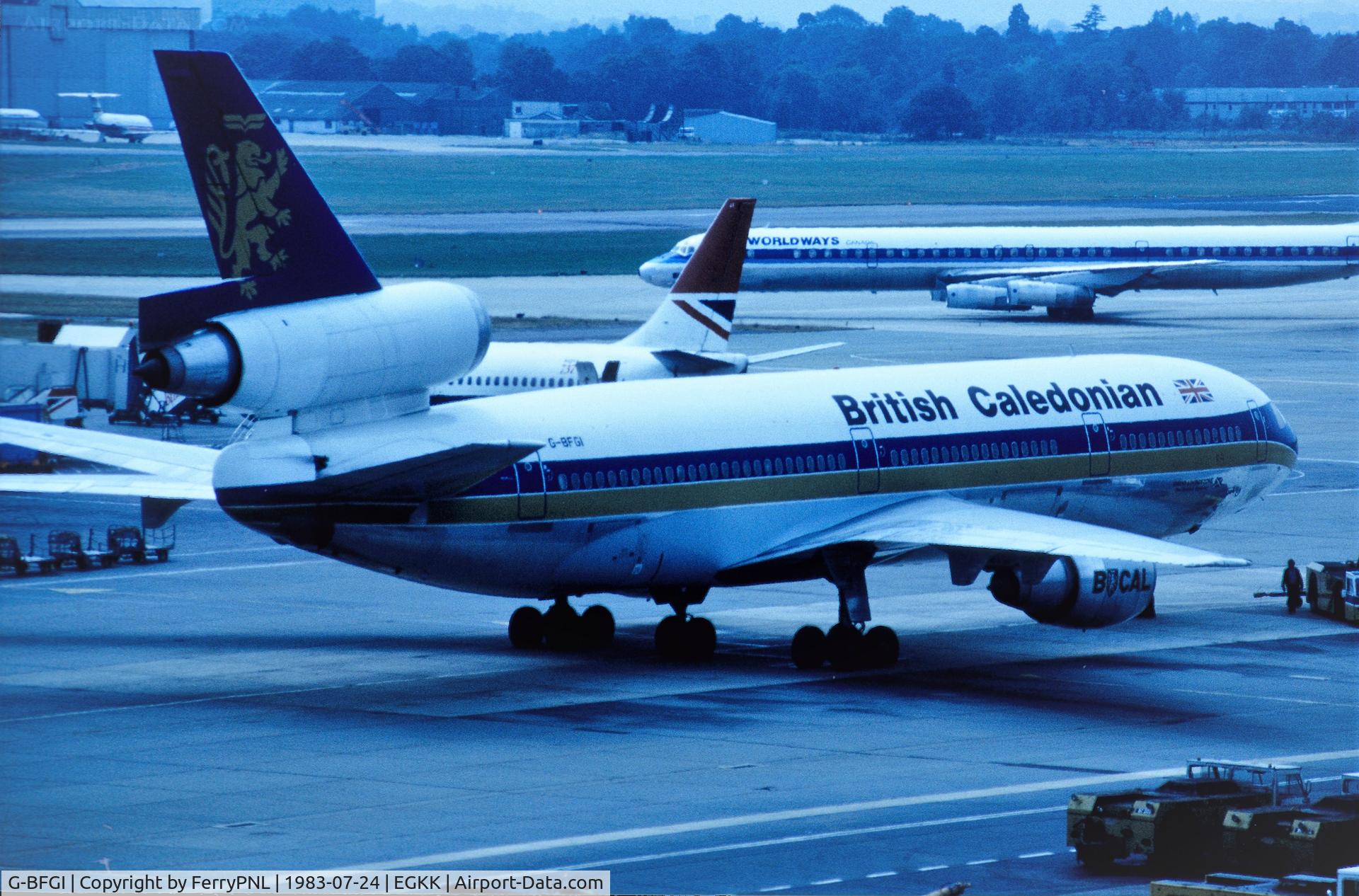 G-BFGI, 1979 McDonnell Douglas DC-10-30 C/N 46590, British Caledonian DC-10-30