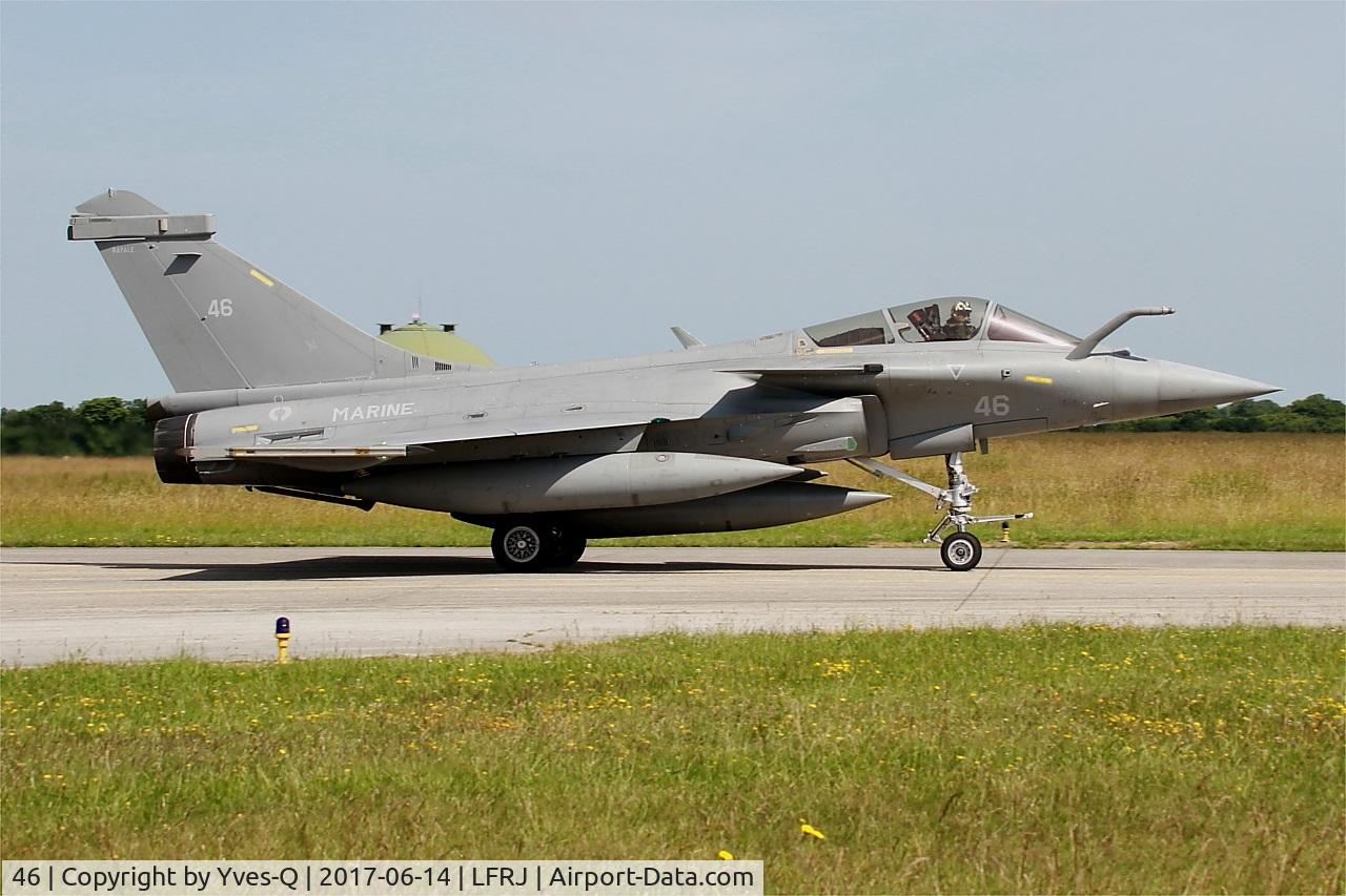 46, 2016 Dassault Rafale M C/N 46, Dassault Rafale M, Taxiing to flight line, Landivisiau naval air base (LFRJ) Tiger Meet 2017