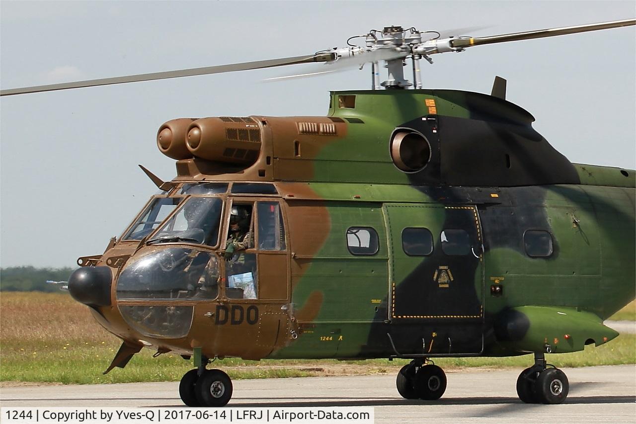 1244, Aérospatiale SA-330B Puma C/N 1244, Aérospatiale SA-330B Puma, Taxiing to flight line, Landivisiau Naval Air Base (LFRJ) Tiger Meet 2017