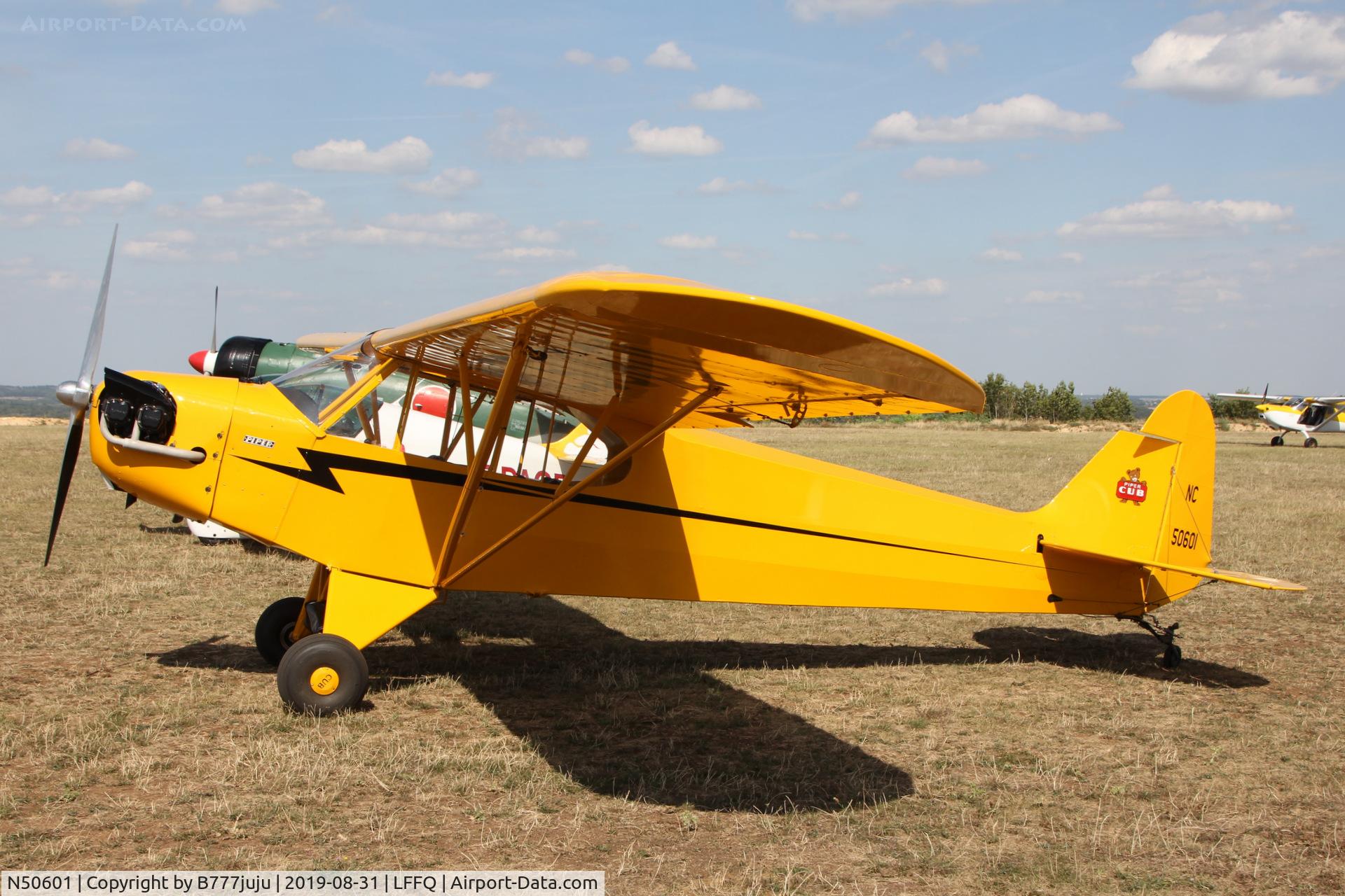 N50601, 1943 Piper J3C-65 Cub Cub C/N 10277, Stearman Fly-in 2019