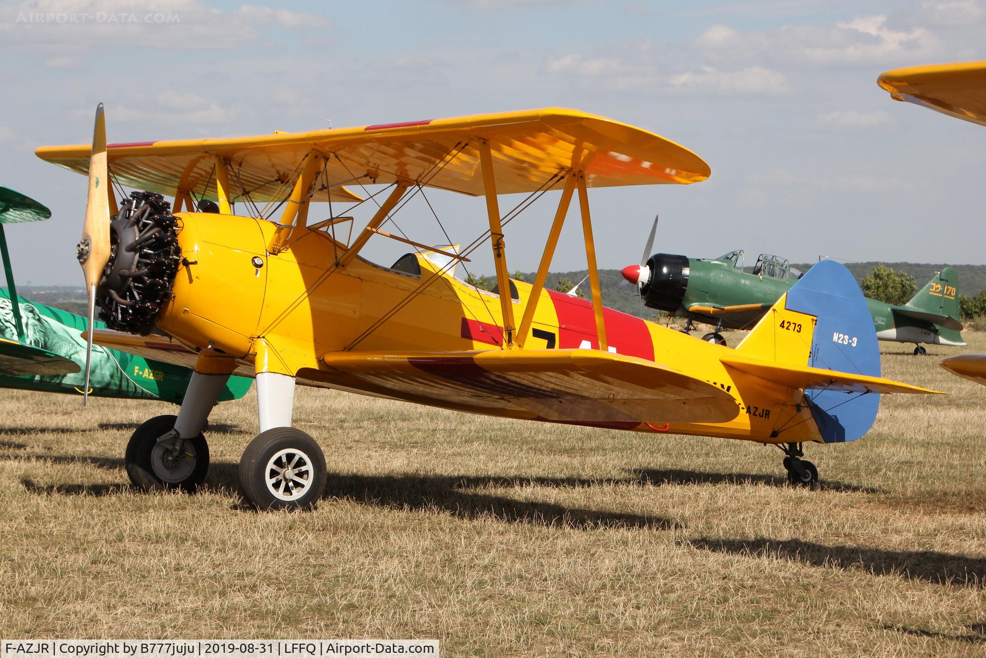 F-AZJR, 1942 Boeing-Stearman PT-13D (E75) C/N 75-5656, Stearman Fly-in 2019