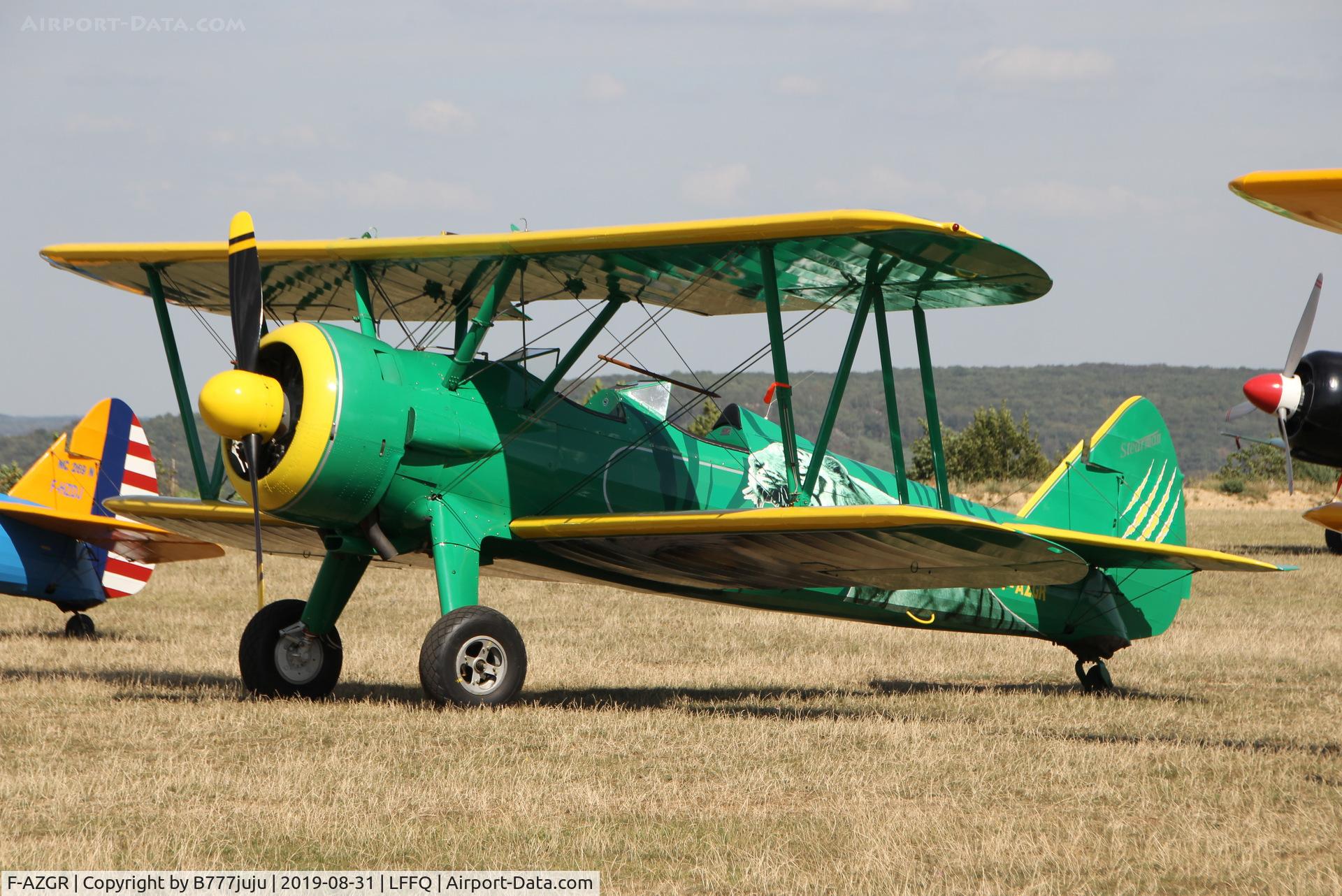 F-AZGR, Boeing N2S-3 Kaydet (B75N1) C/N 75-2650, Stearman Fly-in 2019