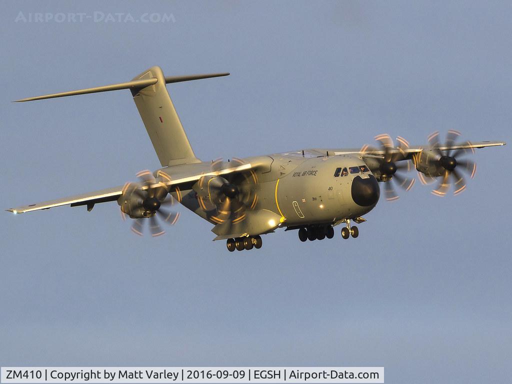 ZM410, 2016 Airbus A400M-180 Atlas C.1 C/N 038, A400M