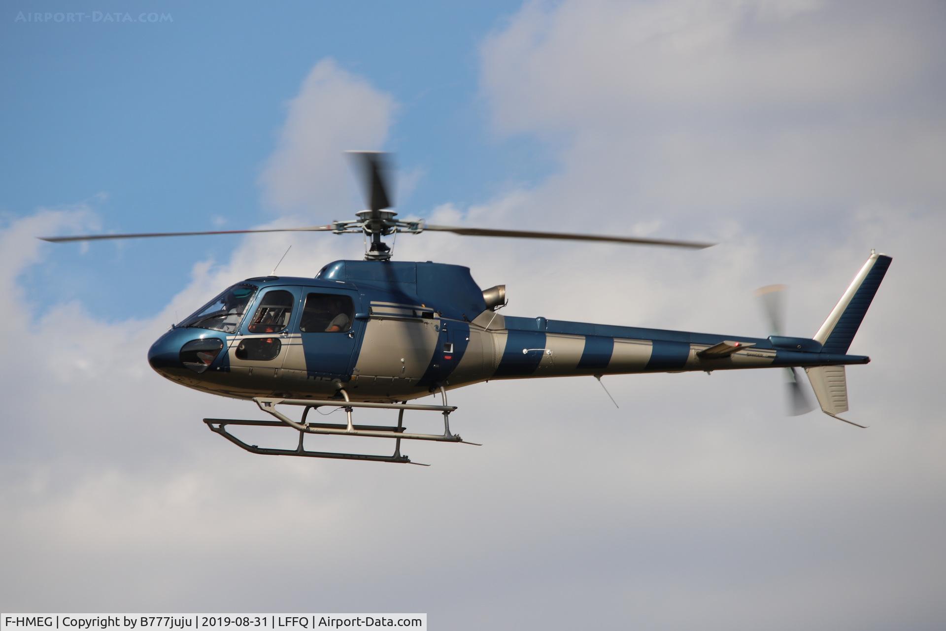F-HMEG, Aerospatiale AS-350B-2 Ecureuil C/N 7414, Stearman Fly-in 2019