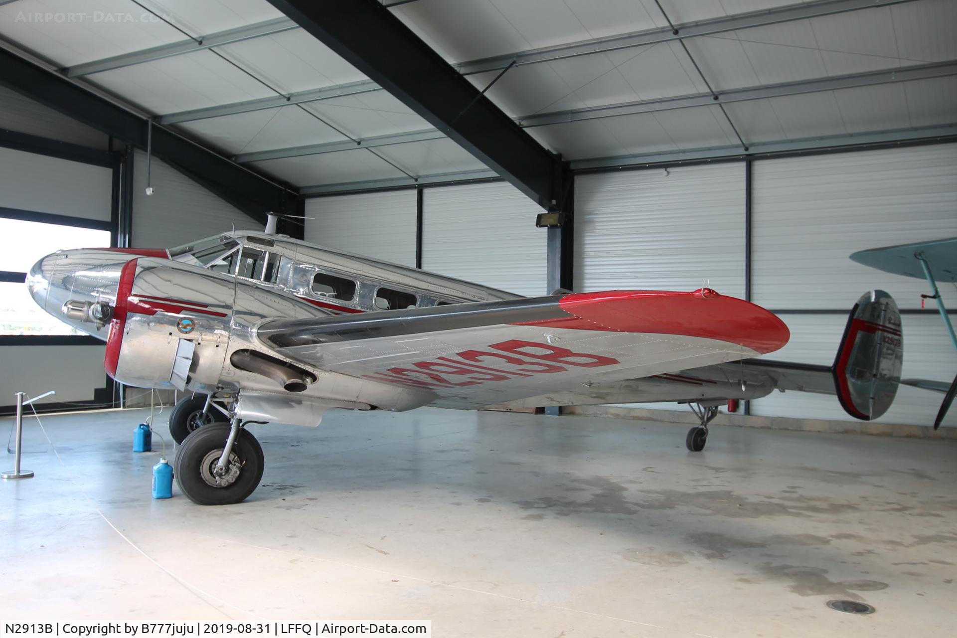 N2913B, 1953 Beech D18S C/N A-963, Stearman Fly-in 2019