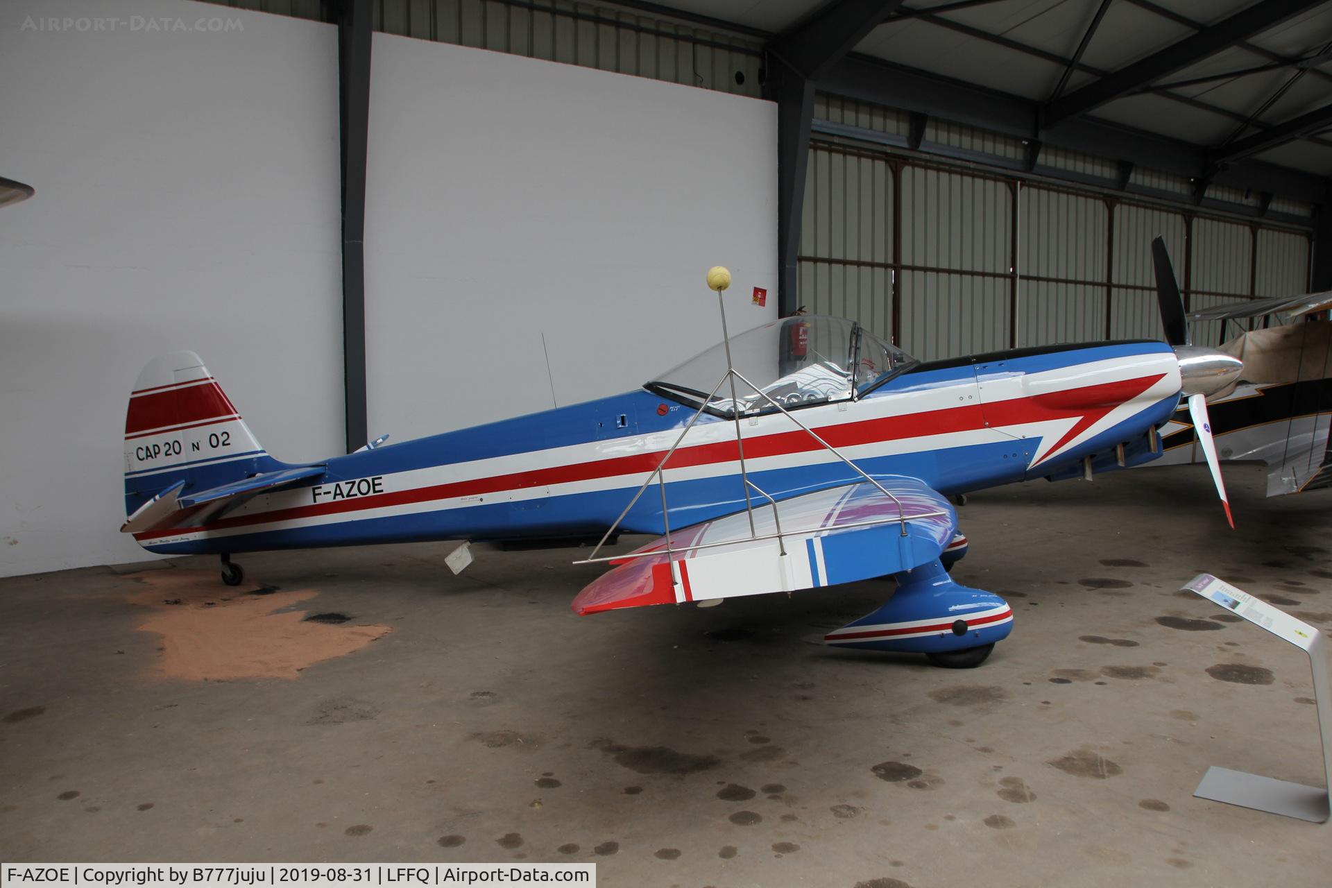 F-AZOE, Mudry CAP-20E C/N 02, Stearman Fly-in 2019