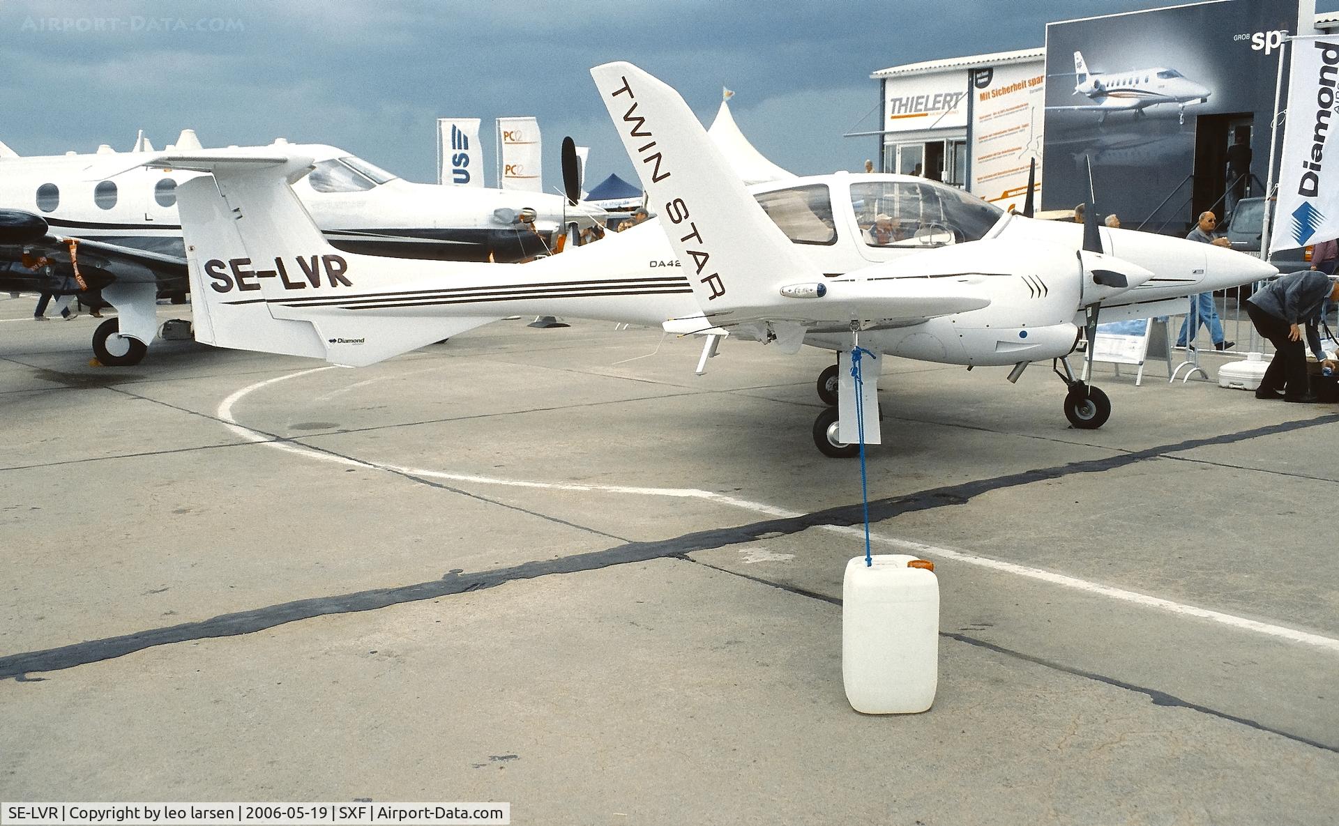 SE-LVR, 2006 Diamond DA-42 Twin Star C/N 42.127, Berlin ILA 19.5.2006.Crashed 22.1.2016 Västerås.