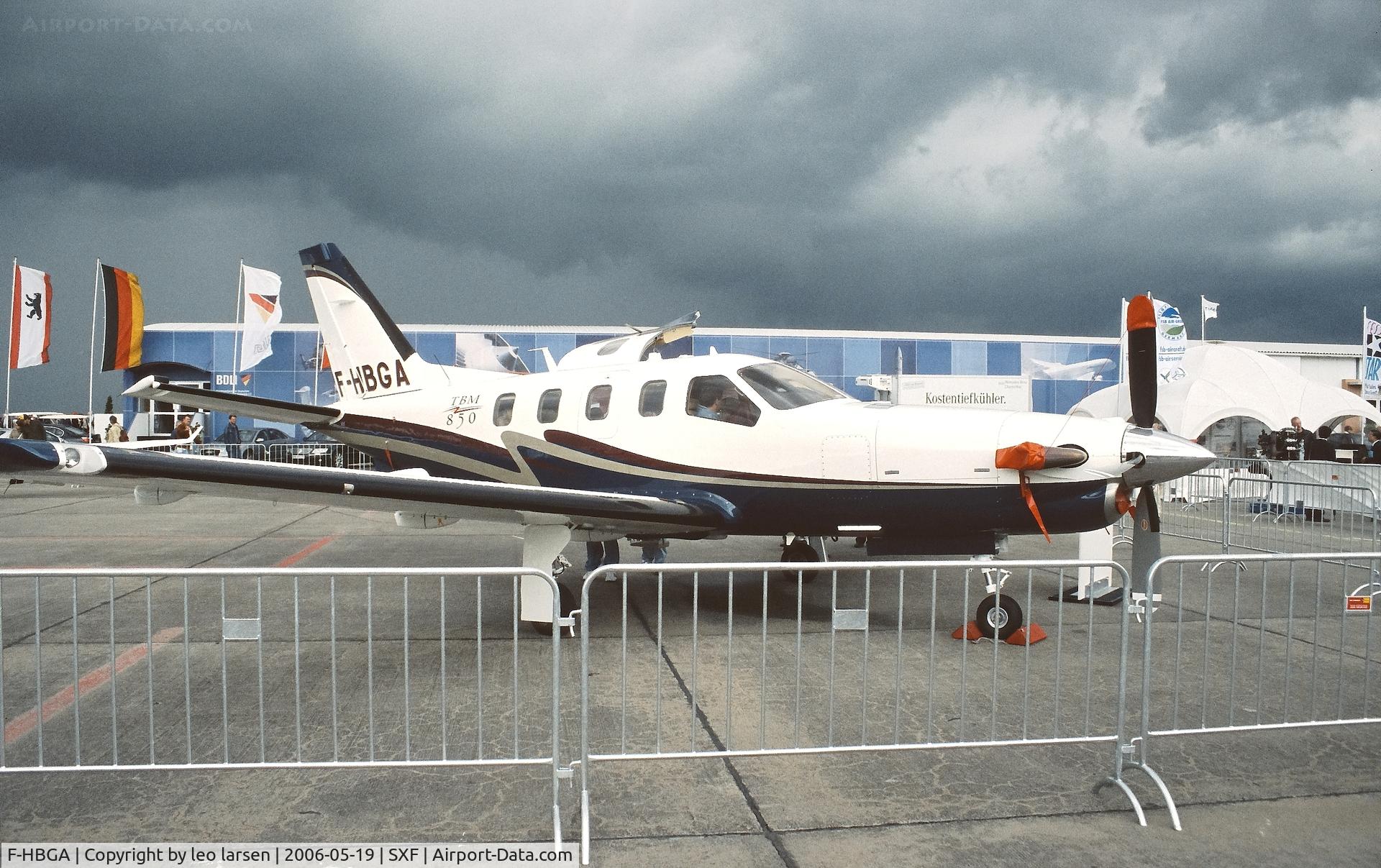 F-HBGA, 2006 Socata TBM-850 C/N 349, Berlin ILA 19.5.2006