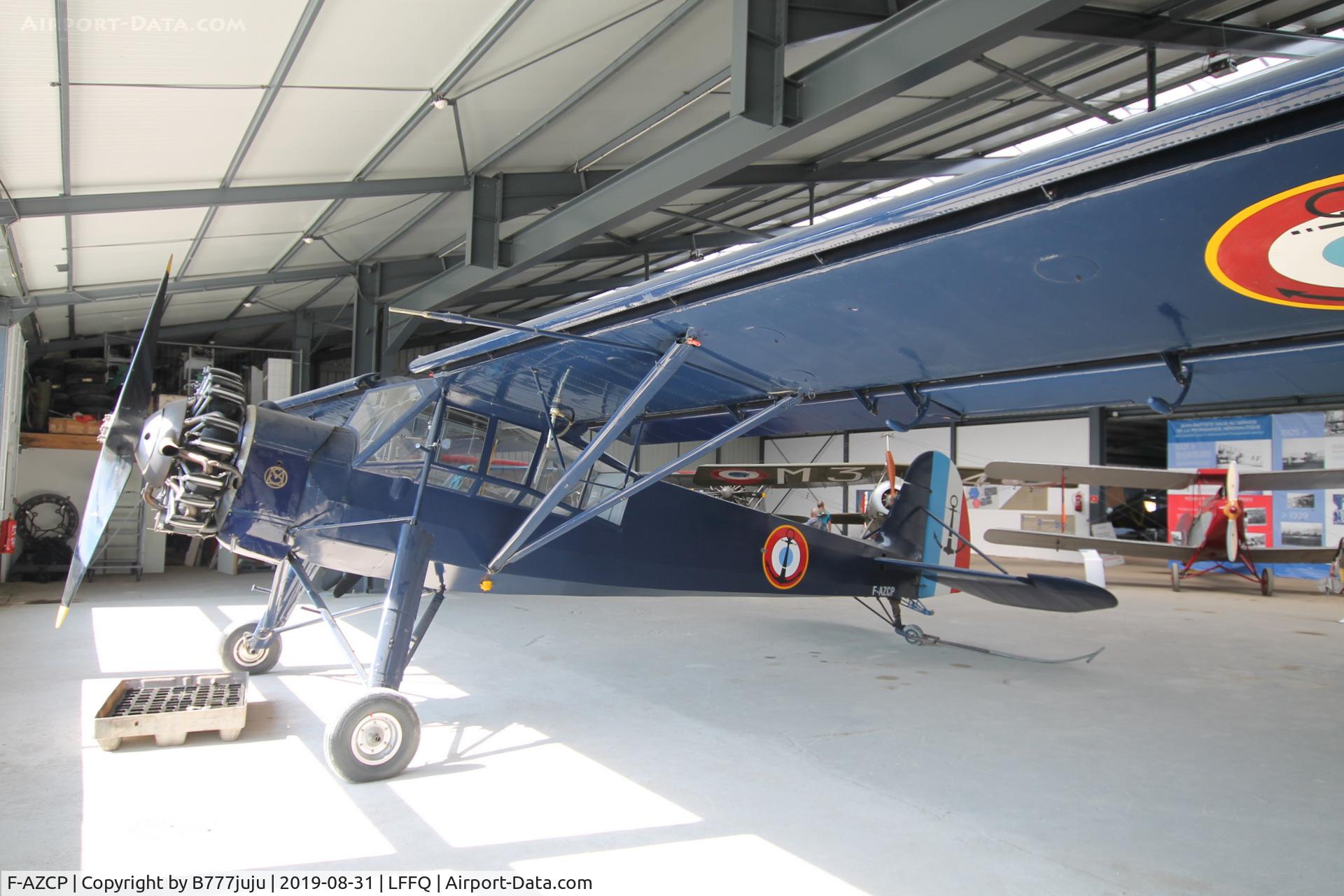 F-AZCP, Morane-Saulnier MS-502 Criquet C/N 320, Stearman Fly-in 2019