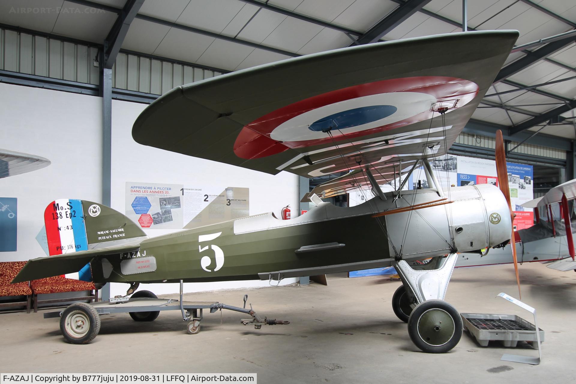 F-AZAJ, 1927 Morane-Saulnier MS-138EP-2 C/N 3220/138, Stearman Fly-in 2019