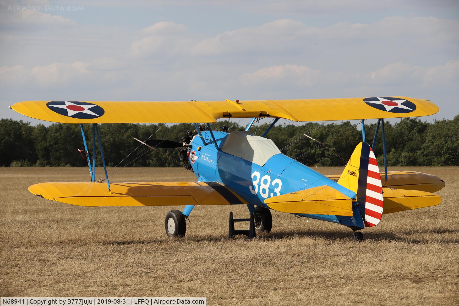 N68941, 1943 Boeing B75N1 C/N 75-8044, Stearman Fly-in 2019