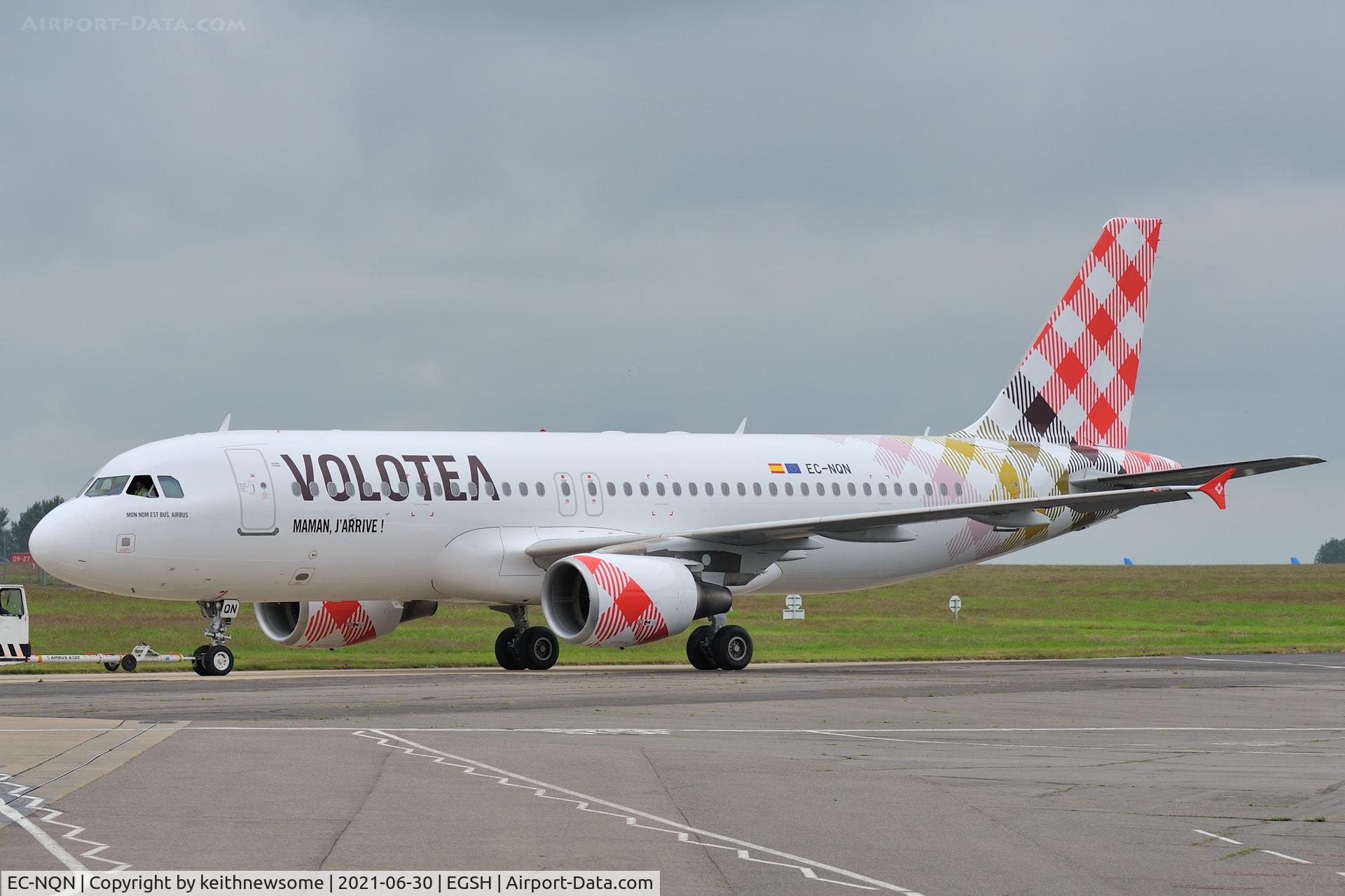 EC-NQN, 2011 Airbus A320-214 C/N 4675, Removed from spray shop with Volotea Airlines colour scheme.