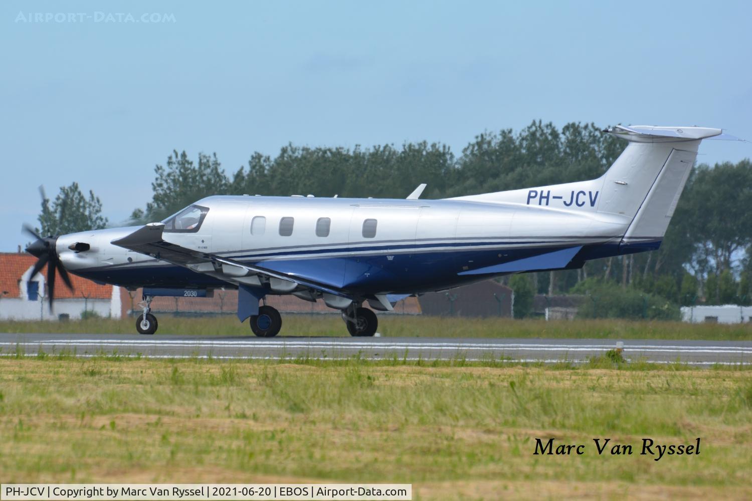 PH-JCV, 2020 Pilatus PC-12 NGX C/N 2030, At Ostend Airport.