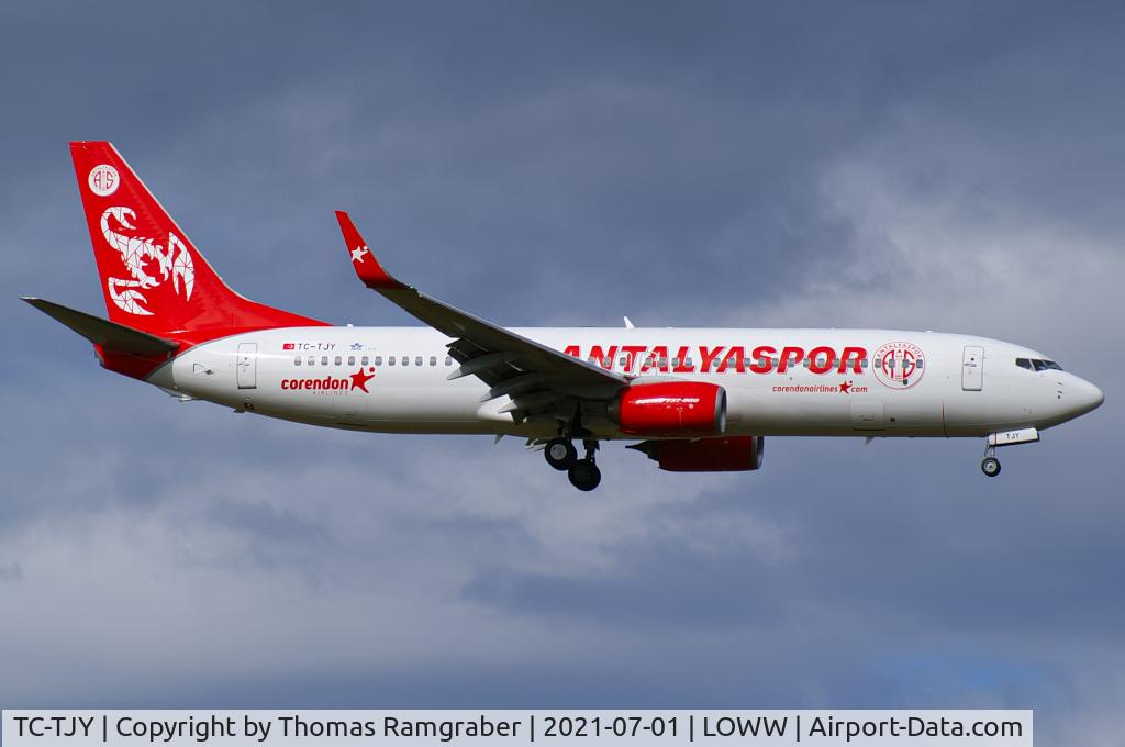 TC-TJY, 2011 Boeing 737-8AS C/N 34991, Corendon Airlines Boeing 737-800