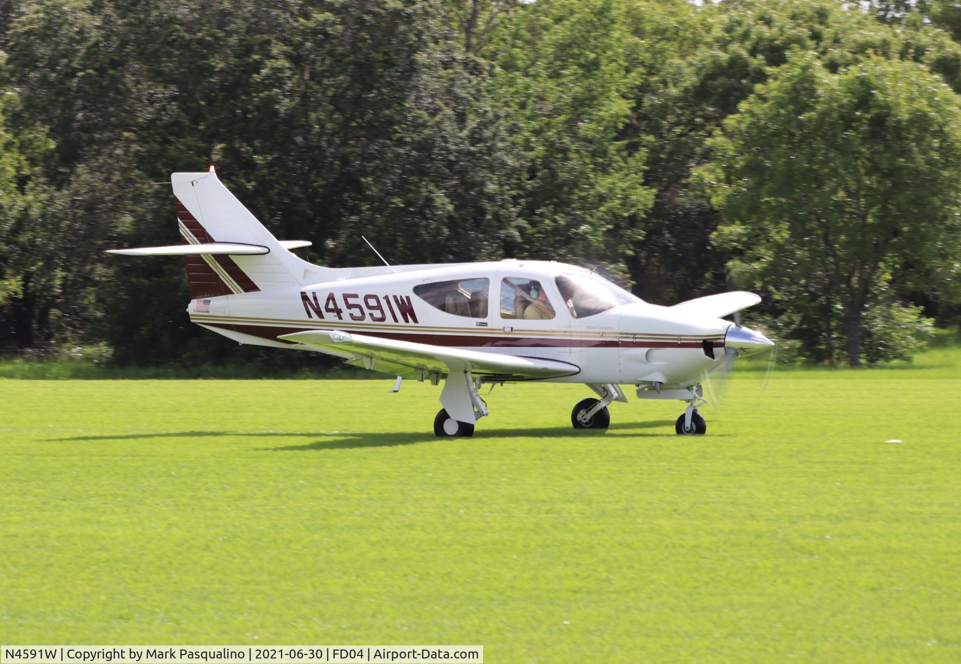 N4591W, 1976 Rockwell International 112TC Commander C/N 13081, Rockwell 112TC