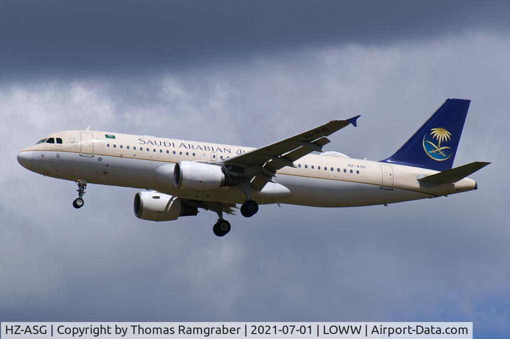 HZ-ASG, 2012 Airbus A320-214 C/N 5223, Saudia - Saudi Arabian Airlines Airbus A320