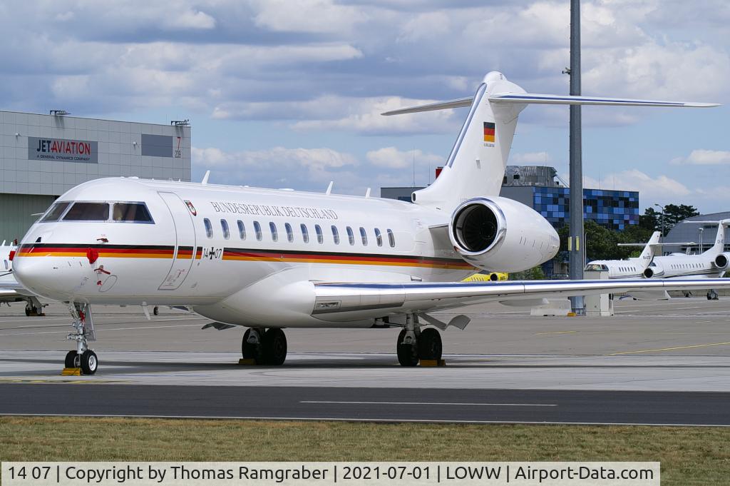14 07, 2019 Bombardier BD-700-1A10 Global 6000 C/N 9865, Germany - Air Force Bombardier Global 6000