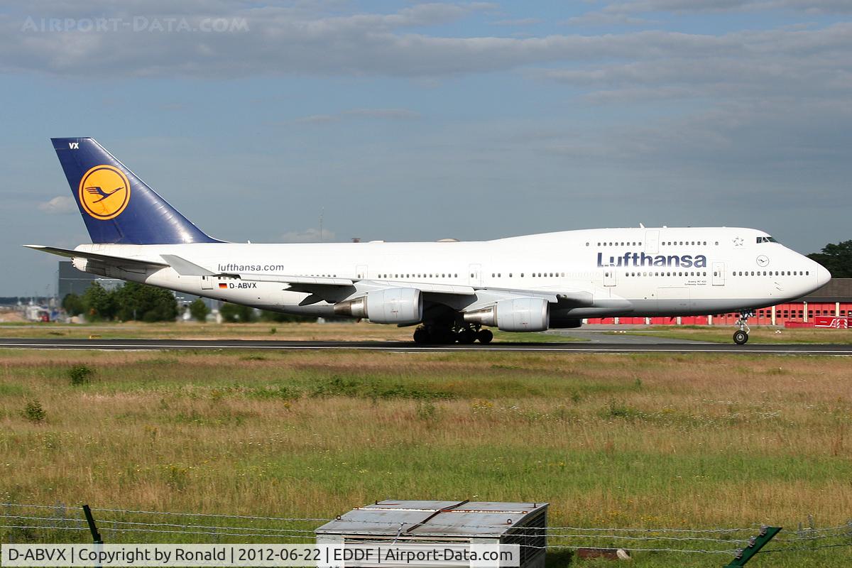 D-ABVX, 1999 Boeing 747-430 C/N 29868, at fra