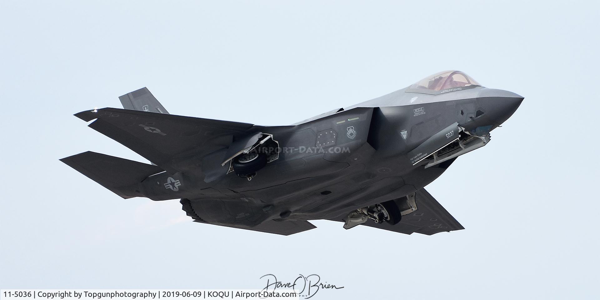 11-5036, 2014 Lockheed Martin F-35A Lightning II C/N AF-47, F-35 taking off for the beach show