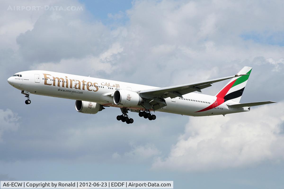 A6-ECW, 2009 Boeing 777-31H/ER C/N 38981, at fra