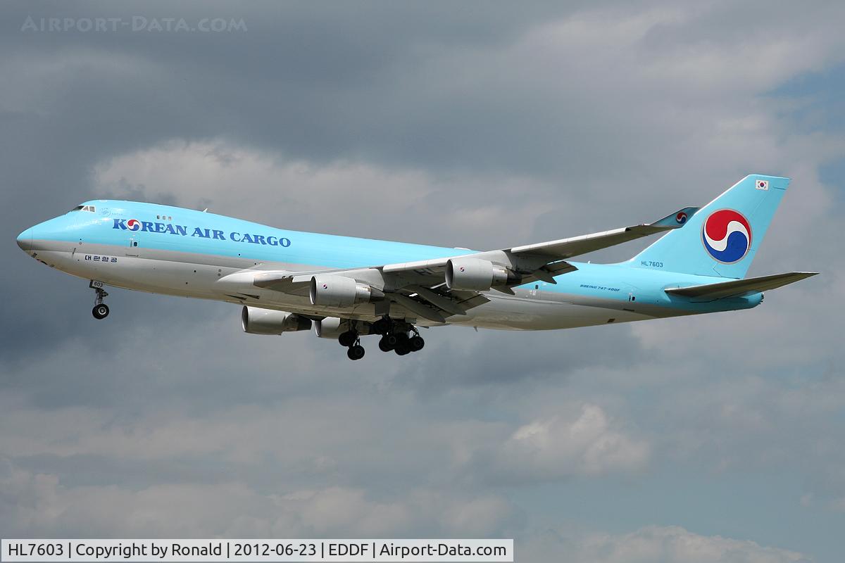 HL7603, 2005 Boeing 747-4B5F/ER/SCD C/N 34302, at fra