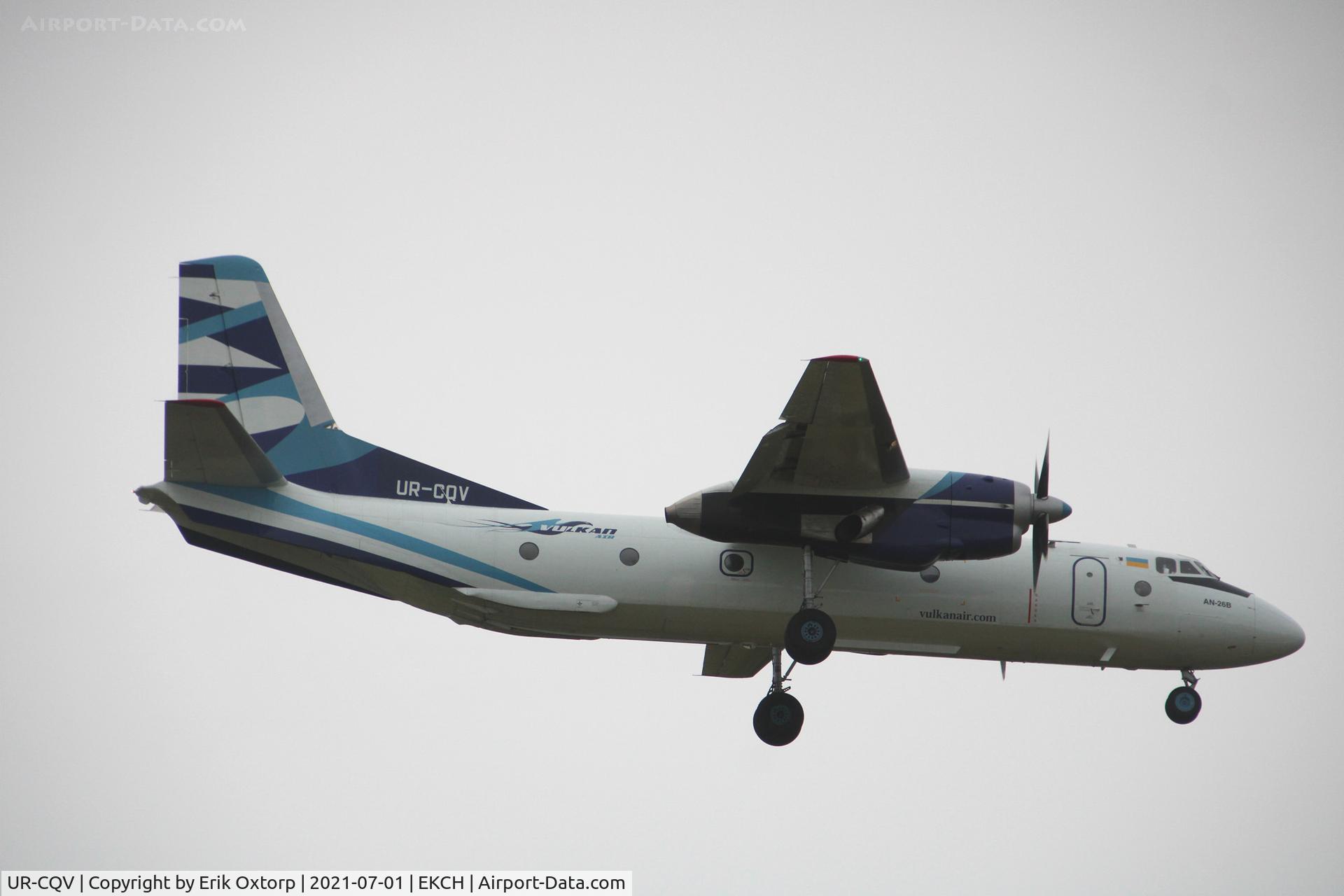 UR-CQV, 1983 Antonov An-26 C/N 37313306, UR-CQV landing rw 04L