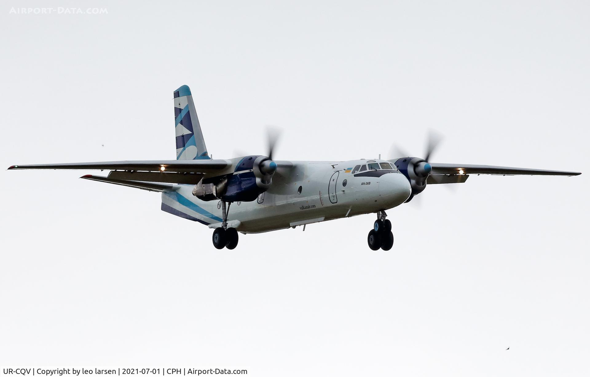 UR-CQV, 1983 Antonov An-26 C/N 37313306, Copenhagen 1.7.2021