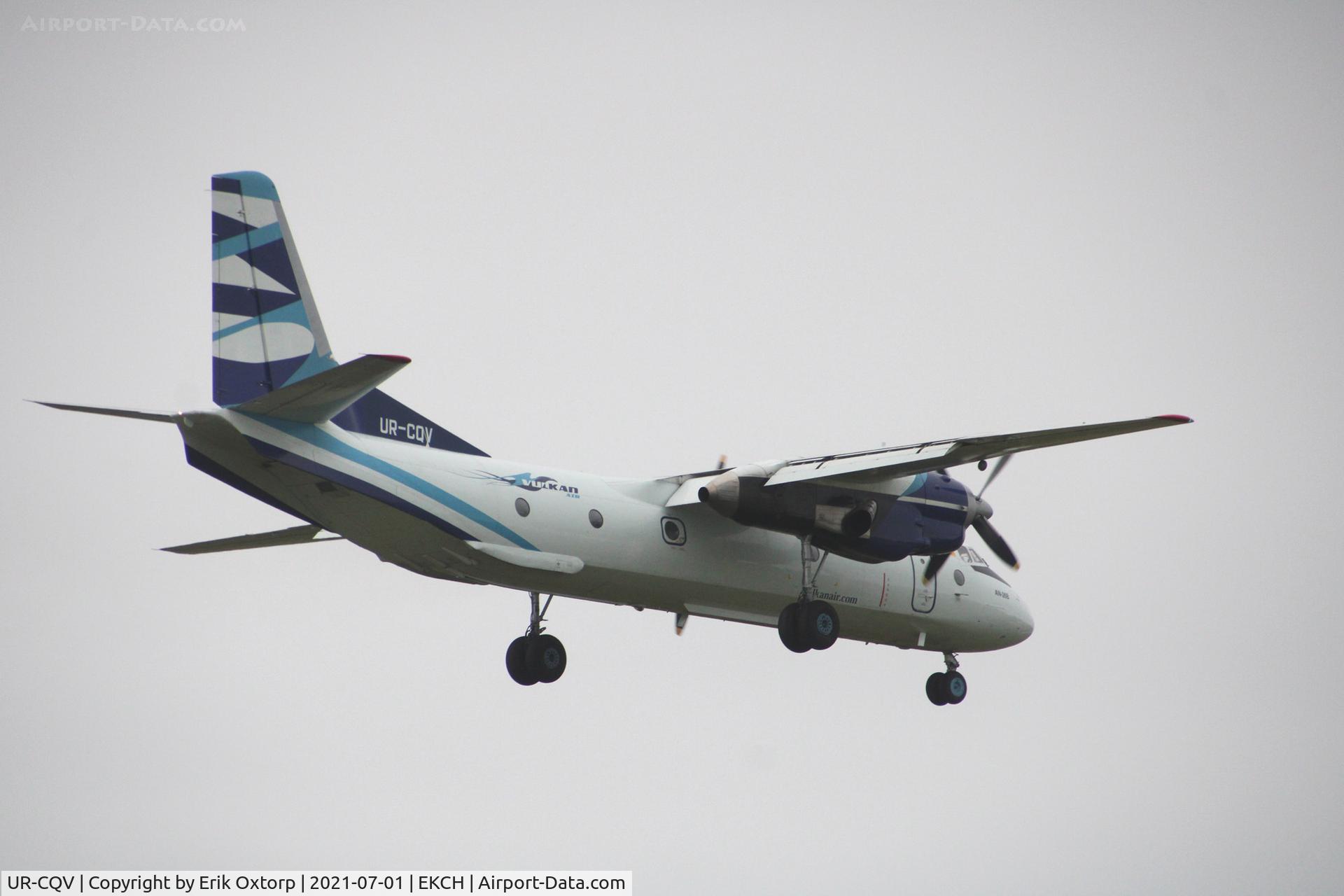UR-CQV, 1983 Antonov An-26 C/N 37313306, UR-CQV landing rw 04L