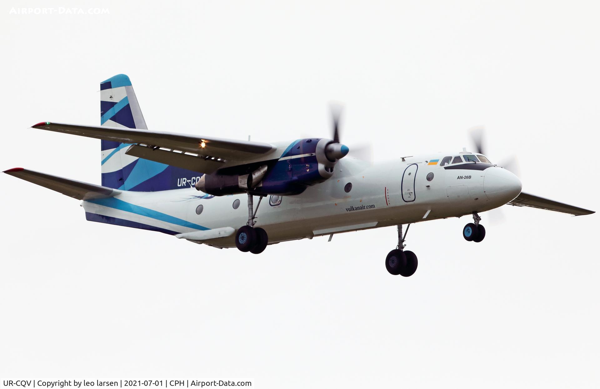 UR-CQV, 1983 Antonov An-26 C/N 37313306, Copenhagen 1.7.2021