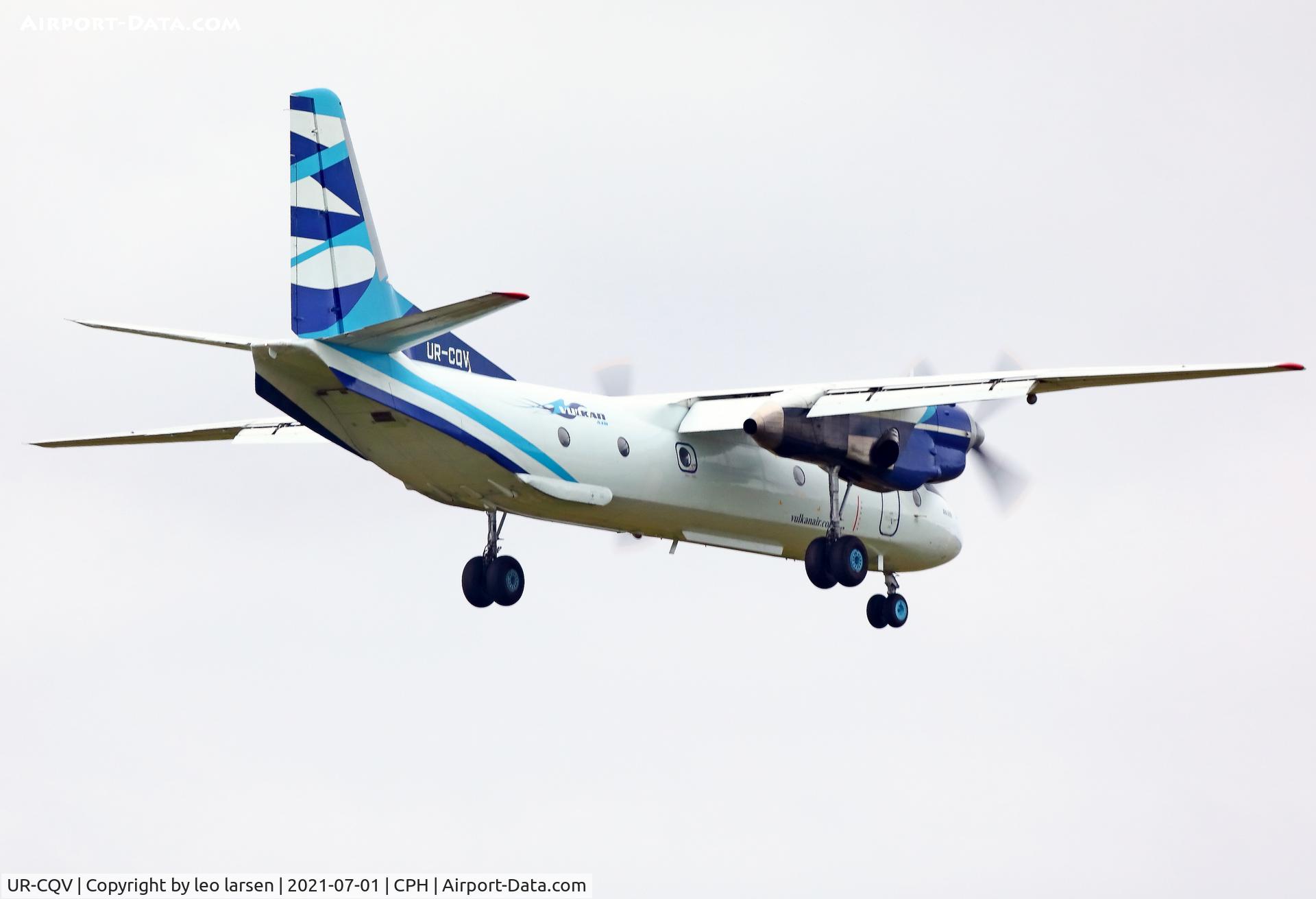 UR-CQV, 1983 Antonov An-26 C/N 37313306, Copenhagen 1.7.2021