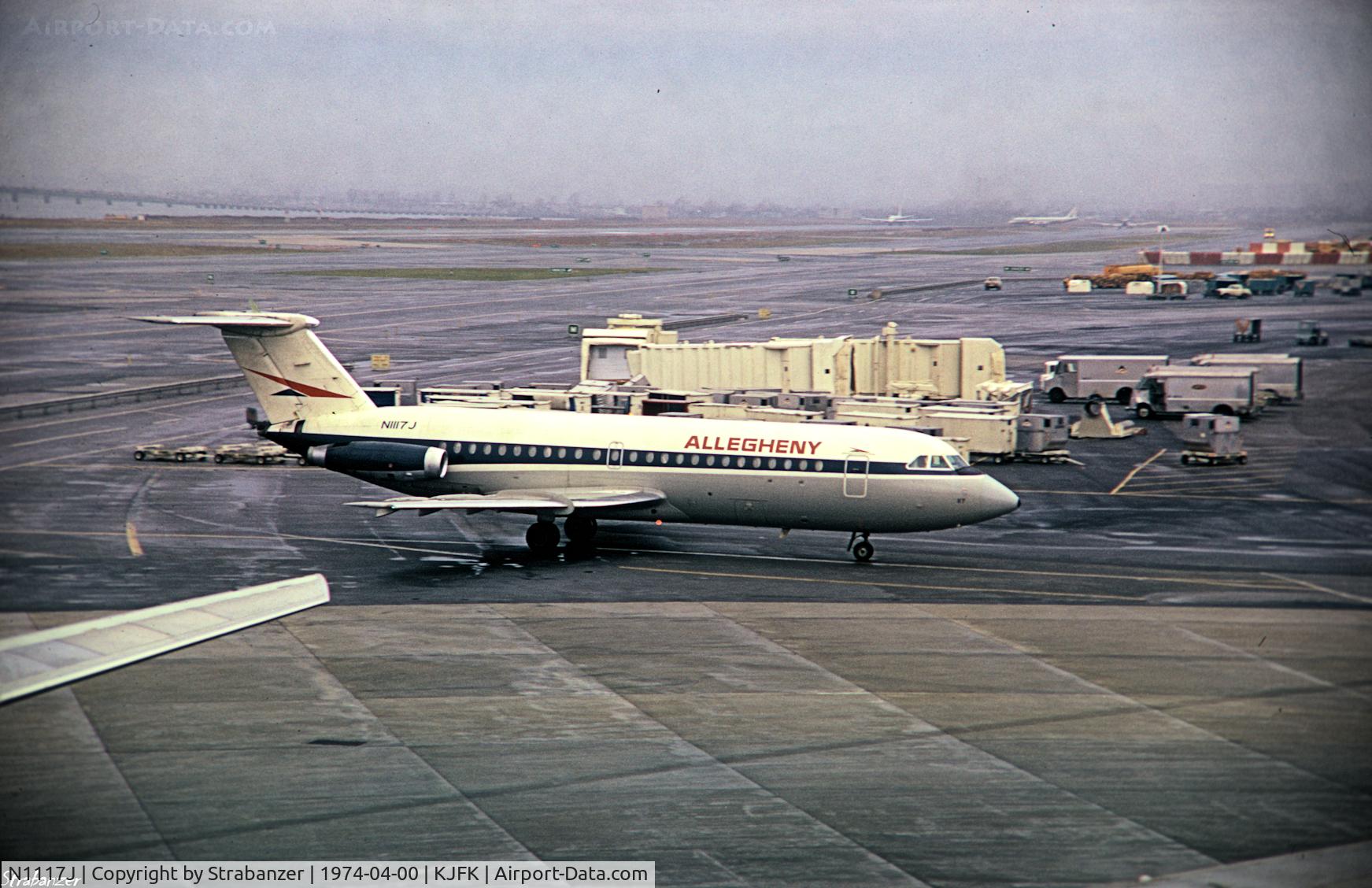N1117J, 1966 BAC 111-215AU One-Eleven C/N BAC.099, Scanned from an old slide of mine