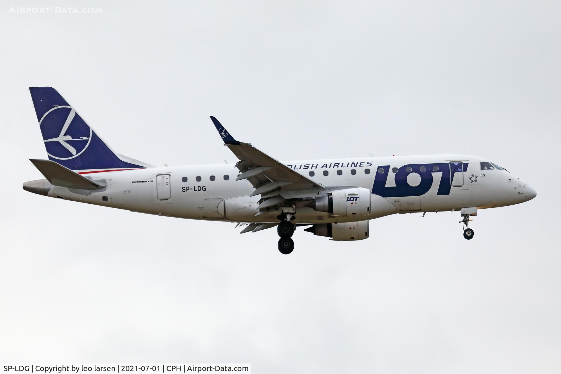 SP-LDG, 2005 Embraer 170ST (ERJ-170-100ST) C/N 17000065, Copenhagen 1.7.2021