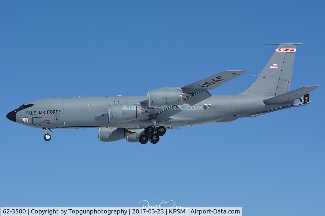 62-3500, 1962 Boeing KC-135R Stratotanker C/N 18483, 126th ARS
