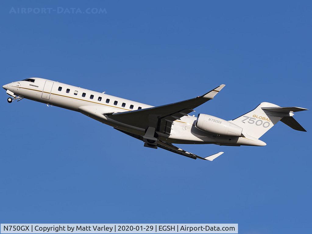 N750GX, 2017 Bombardier BD-700-2A12 Global 7500 C/N 70006, Global 7500