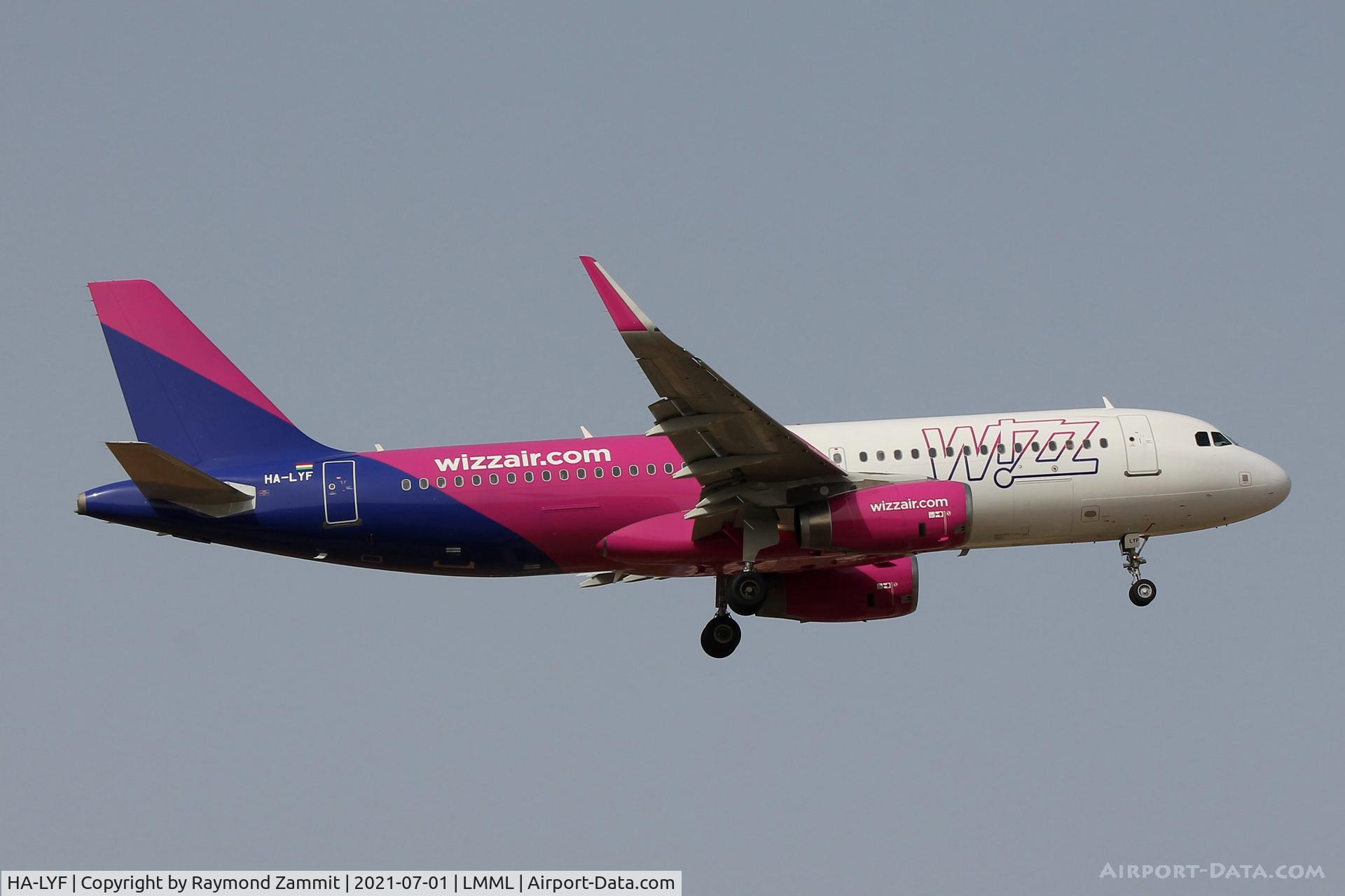 HA-LYF, 2014 Airbus A320-232 C/N 6195, A320 HA-LYF Wizzair