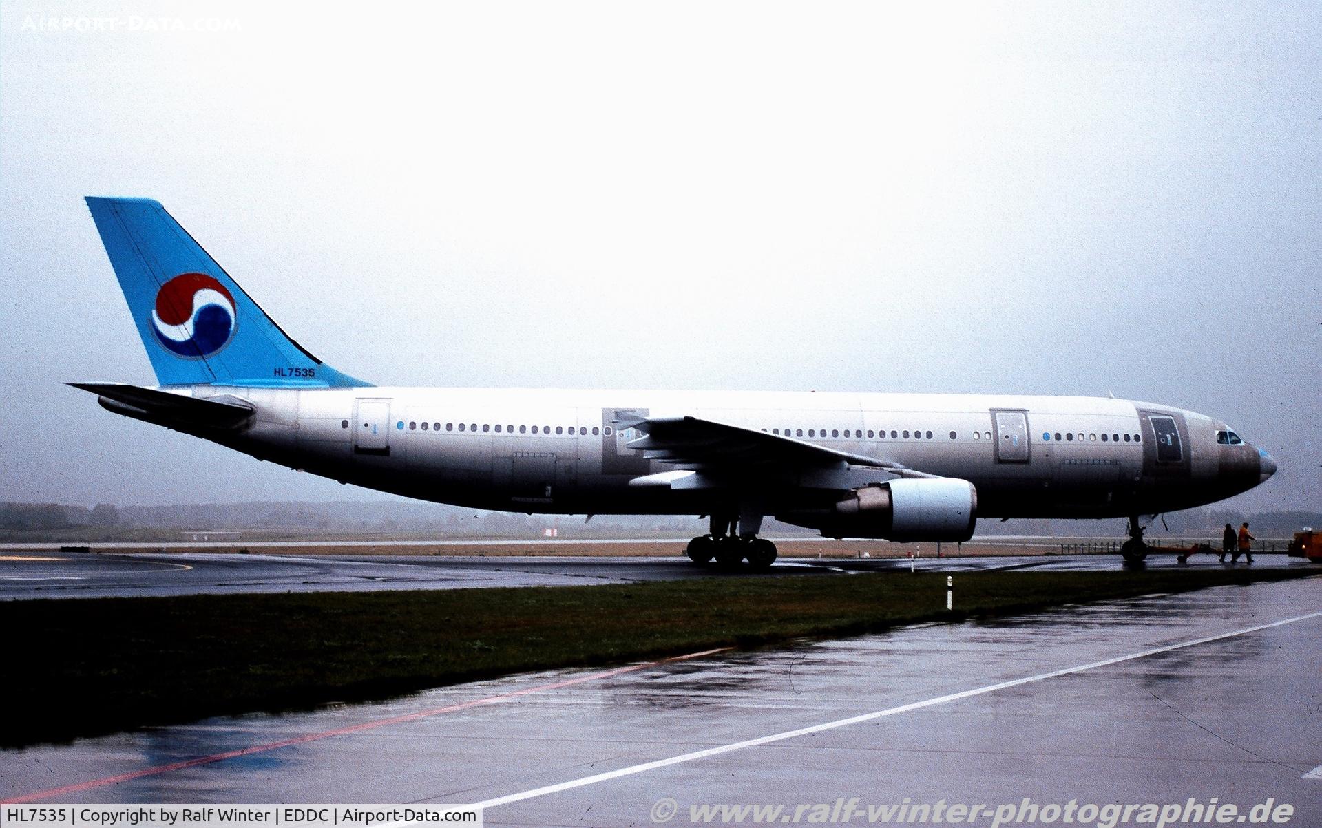 HL7535, 1988 Airbus A300B4-622R C/N 479, Airbus A300B4-622R - Korean Air convert to frighter FedEx N722FD - 479 - HL7535 - 2001 DRS