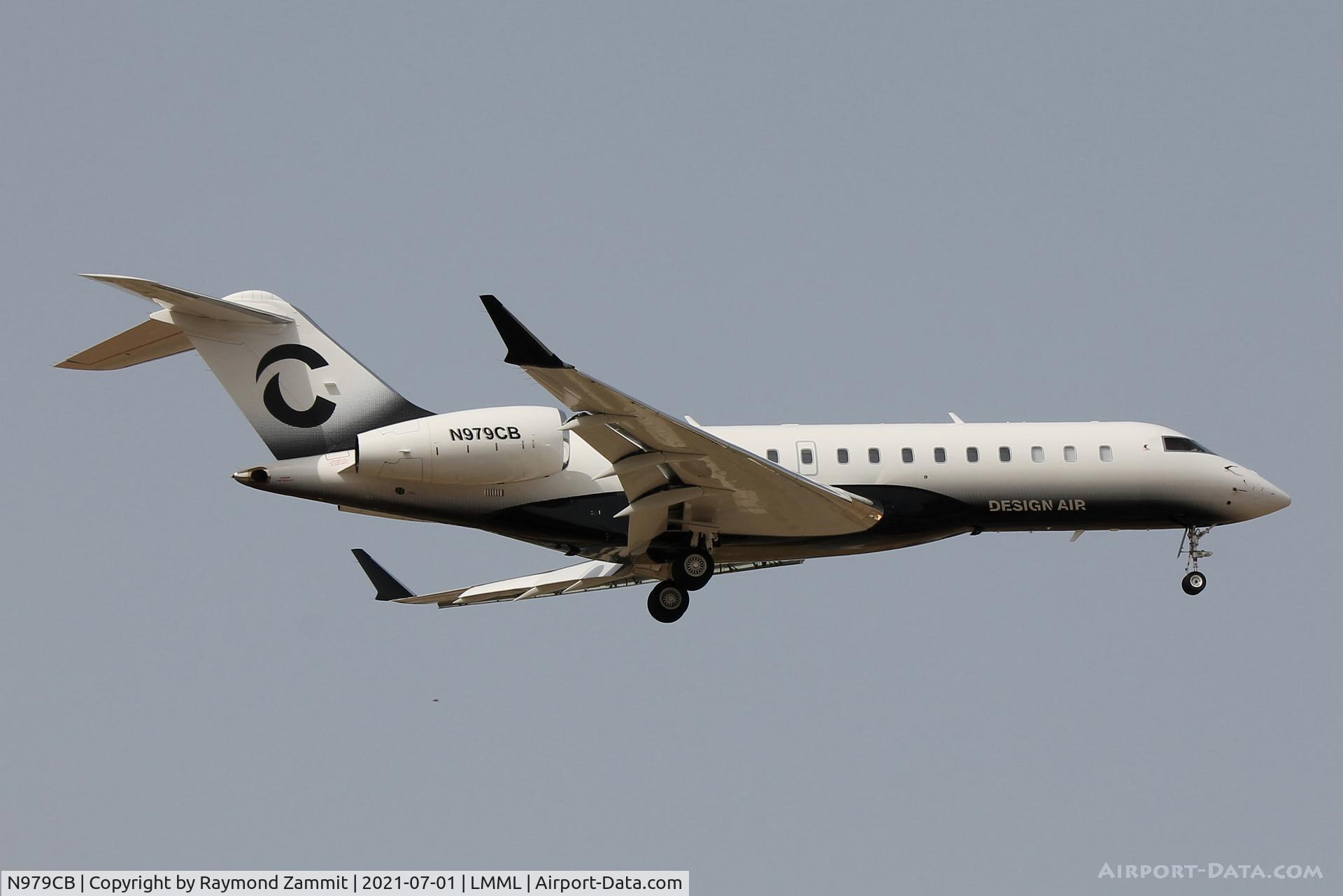 N979CB, 2013 Bombardier BD-700-1A10 Global 6000 C/N 9561, Bombardier BD-700 Global 6000 N979CB Design Air
